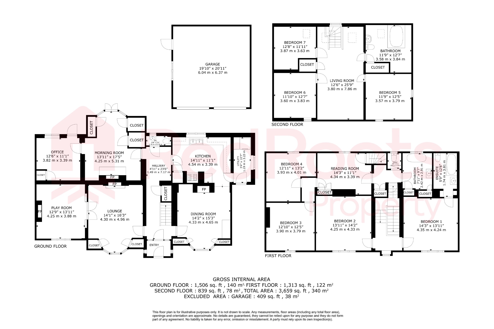 7 bed detached house for sale in Kinnard House, Silver Street, Owston Ferry, Doncaster, Lincolnshire, DN9 1RN - Property floorplan