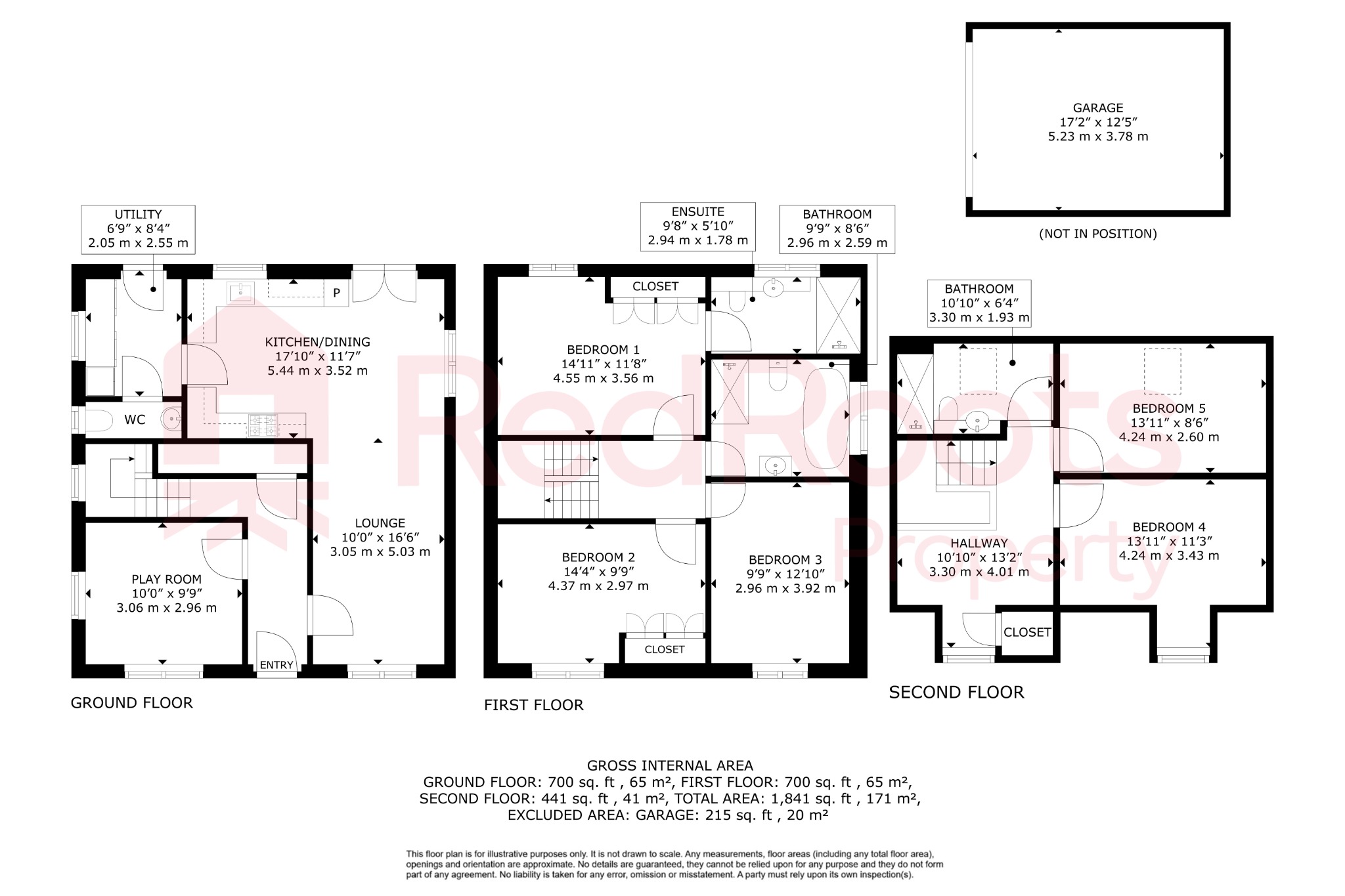 5 bed detached house for sale in The Willows, Main Street, Graizelound, Haxey, Doncaster, Lincolnshire, DN9 2LY - Property floorplan