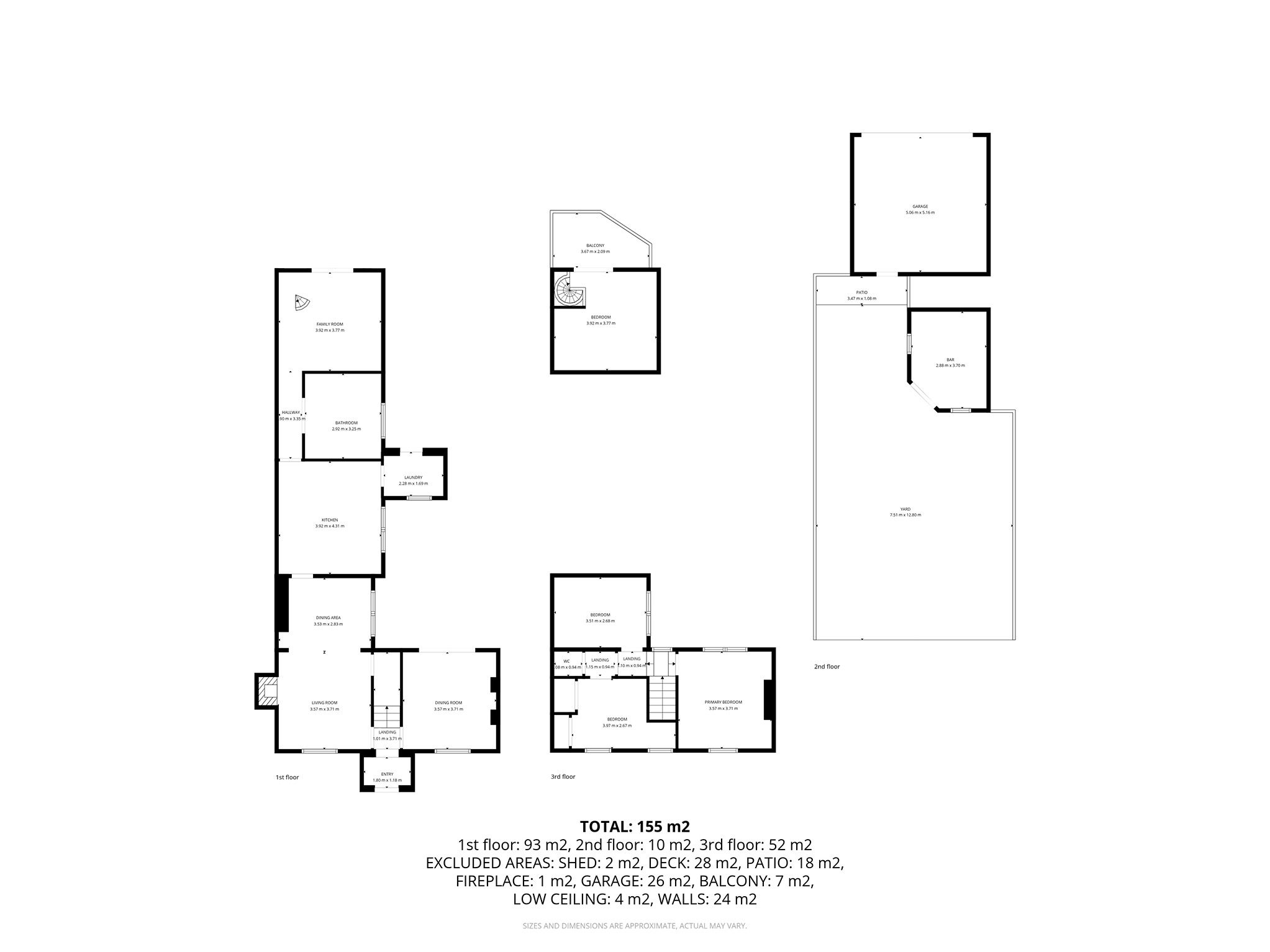 4 bed detached house for sale in Mosham Road, Blaxton, Doncaster, South Yorkshire, DN9 3BA - Property floorplan