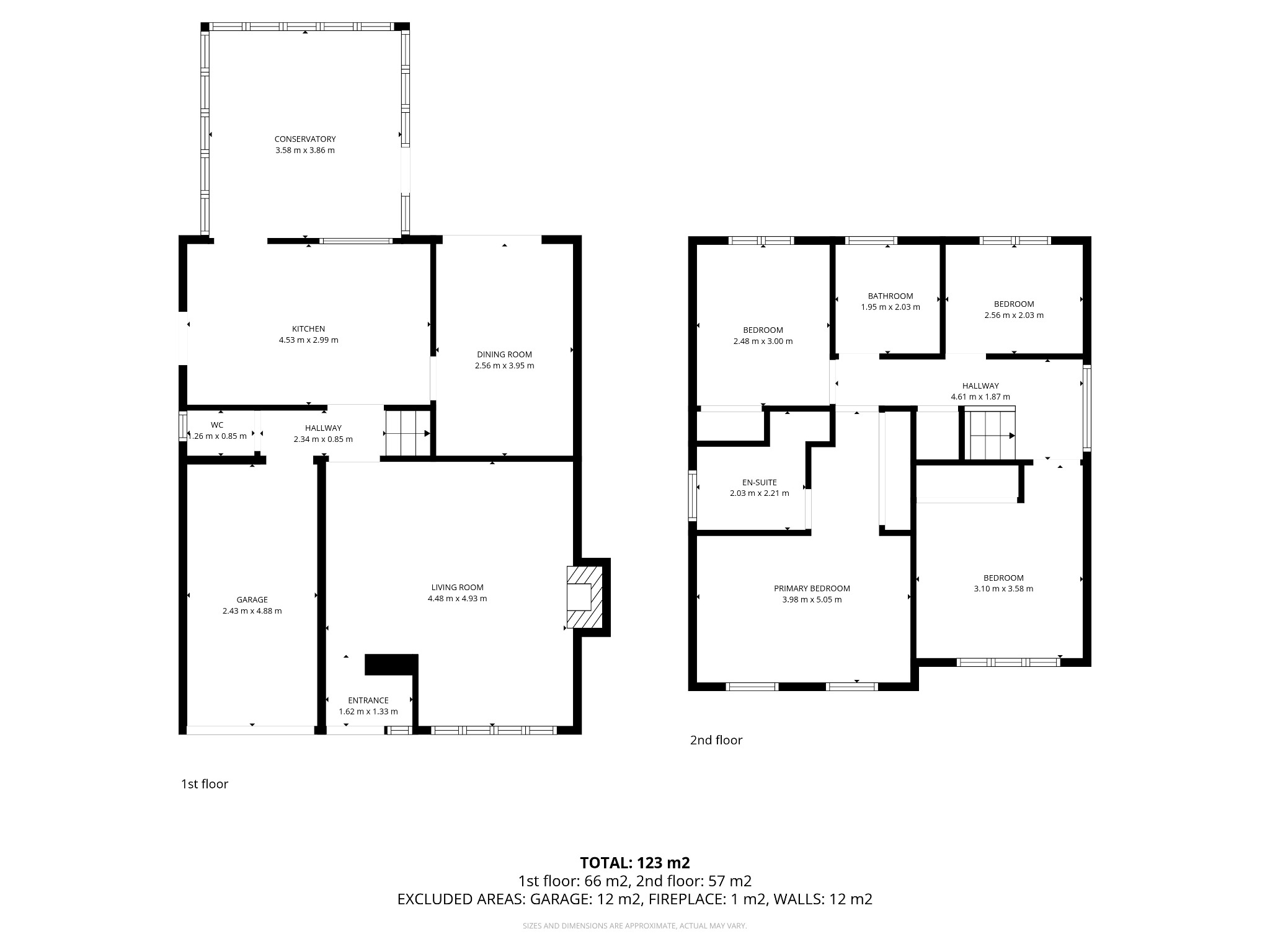 4 bed detached house for sale in Greenwood Avenue, Balby, Doncaster, South Yorkshire, DN4 0XE - Property floorplan