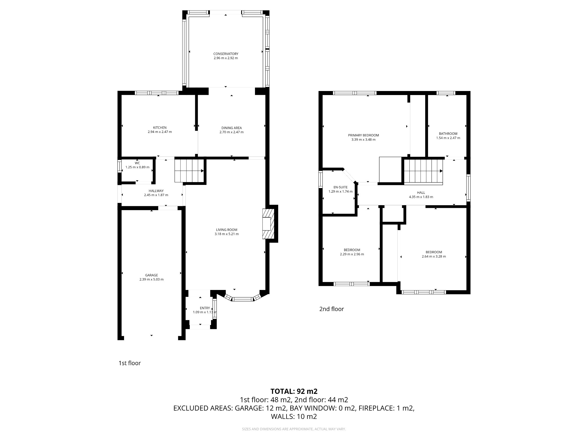 3 bed detached house for sale in Greenwood Avenue, Balby, Doncaster, South Yorkshire, DN4 0XE - Property floorplan