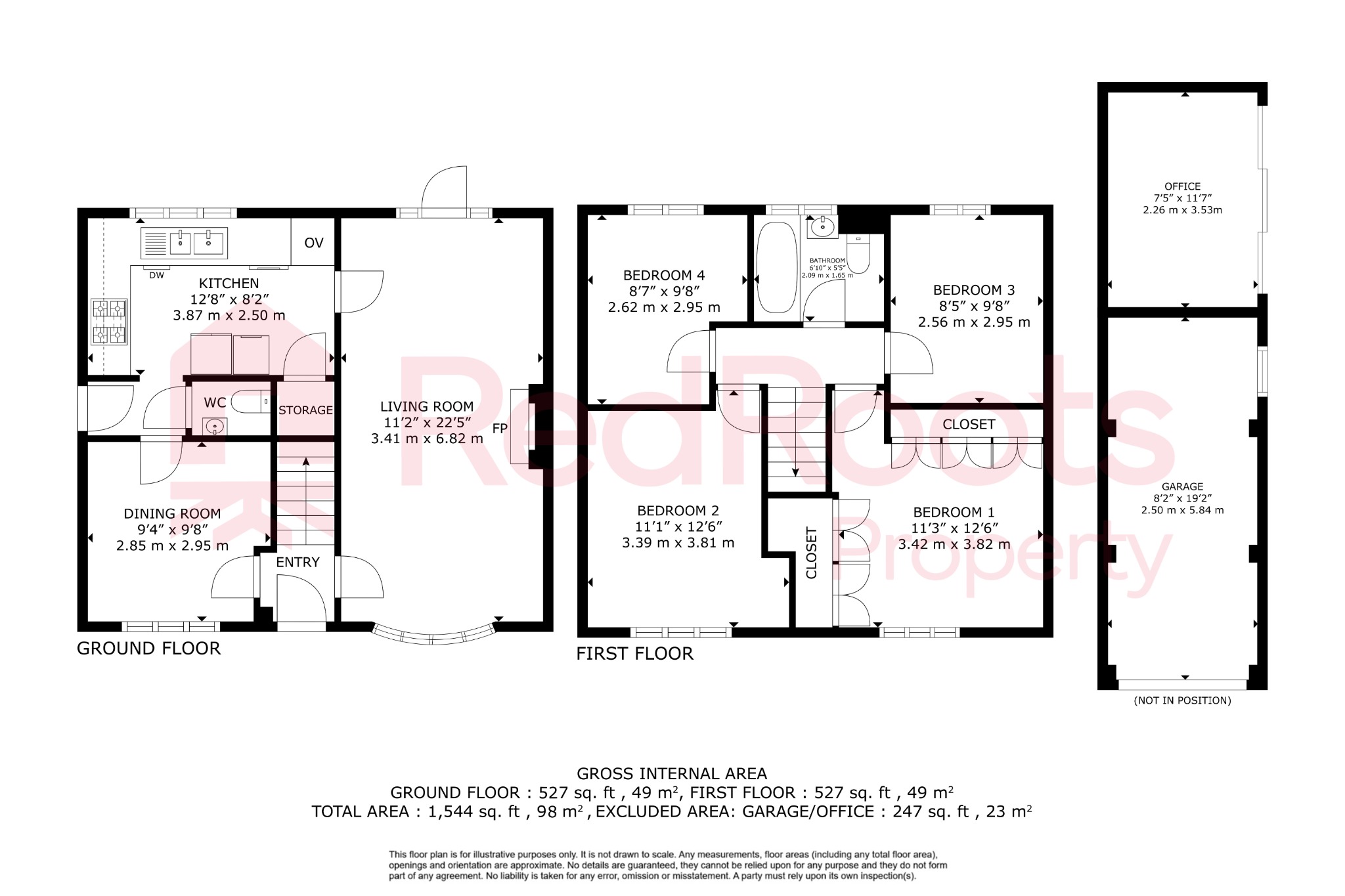4 bed detached house for sale in Swannington Close, Doncaster, South Yorkshire, DN4 6UA - Property floorplan
