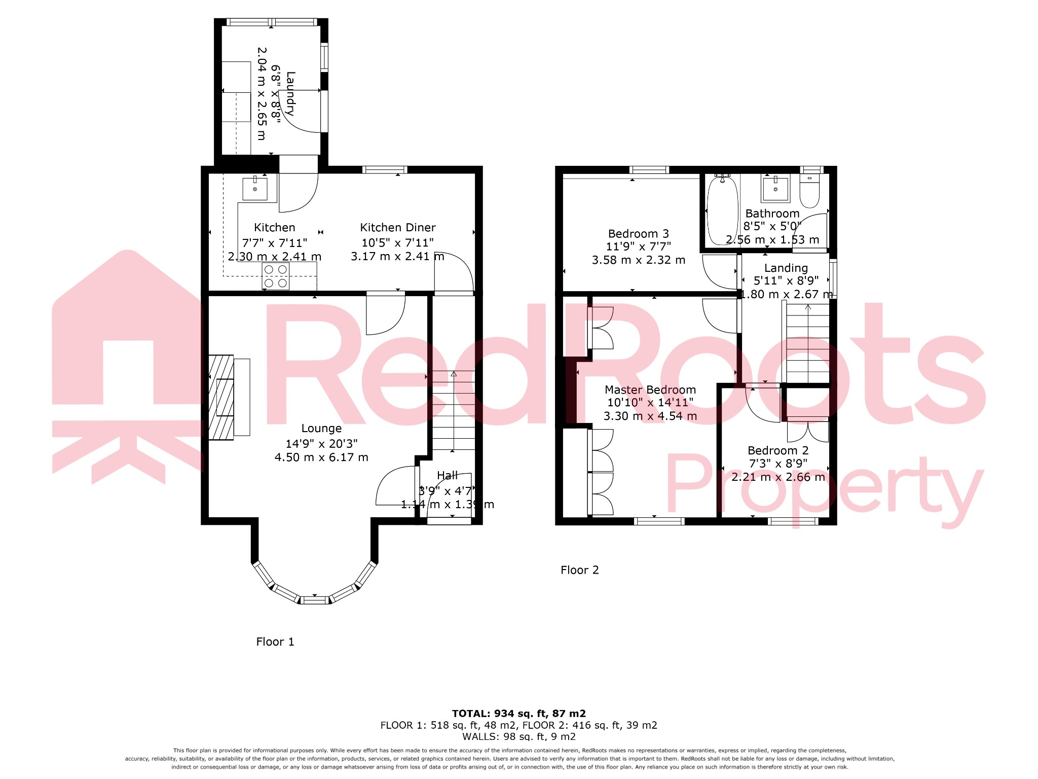 3 bed semi-detached house for sale in Wakefield Road, Almondbury, Huddersfield, HD5 8PS - Property floorplan