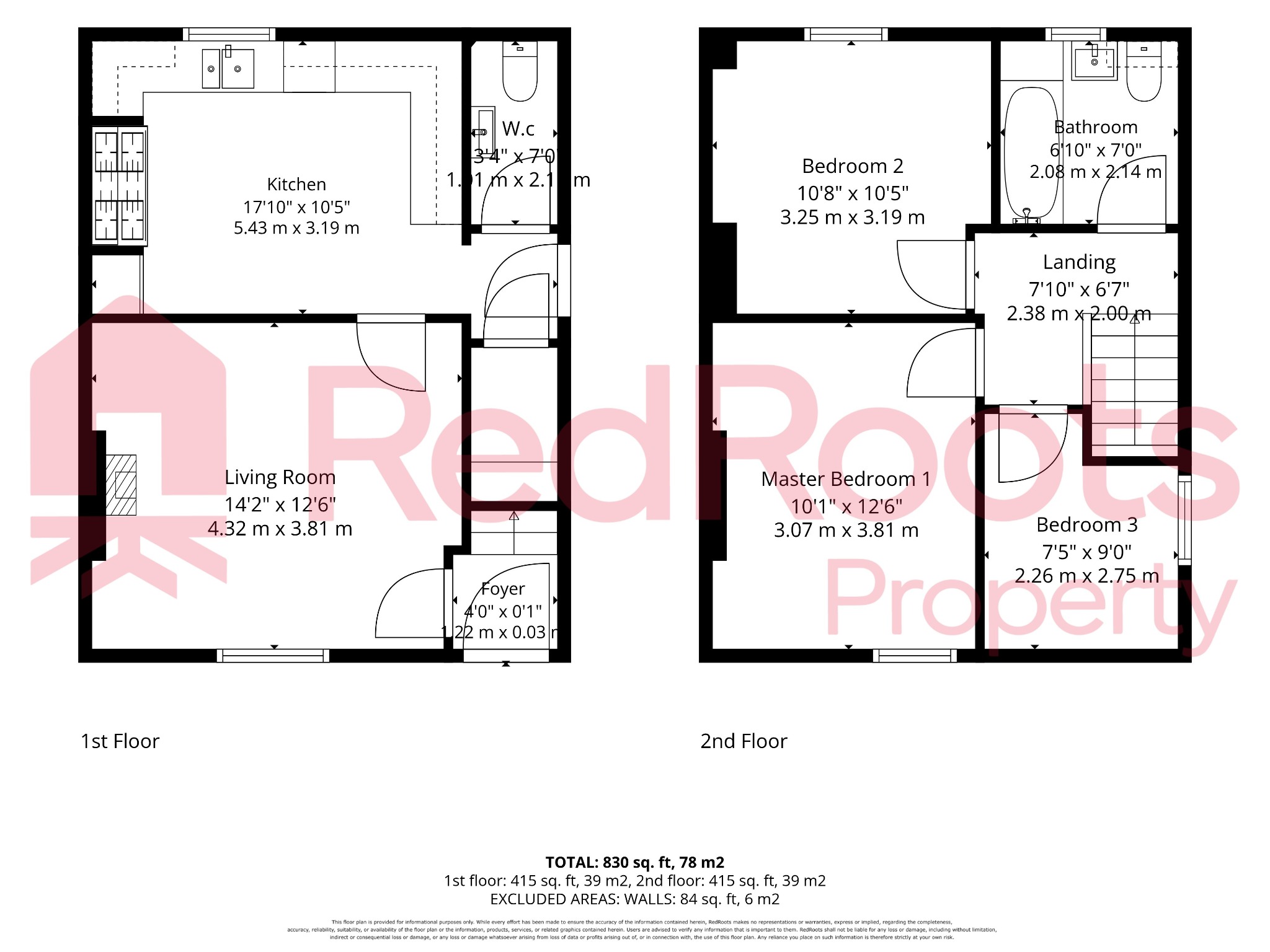 3 bed semi-detached house for sale in Upper Lane, Emley, HD8 9RH - Property floorplan