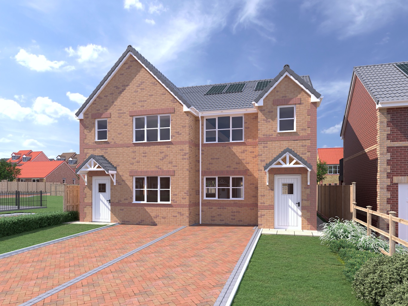 3 bed semi-detached house for sale in Plots 21/22 - The Prince & Princess Treetops II, Swann Road, South Kirkby, Pontefract, West Yorkshire, WF9 3FJ  - Property Image 1