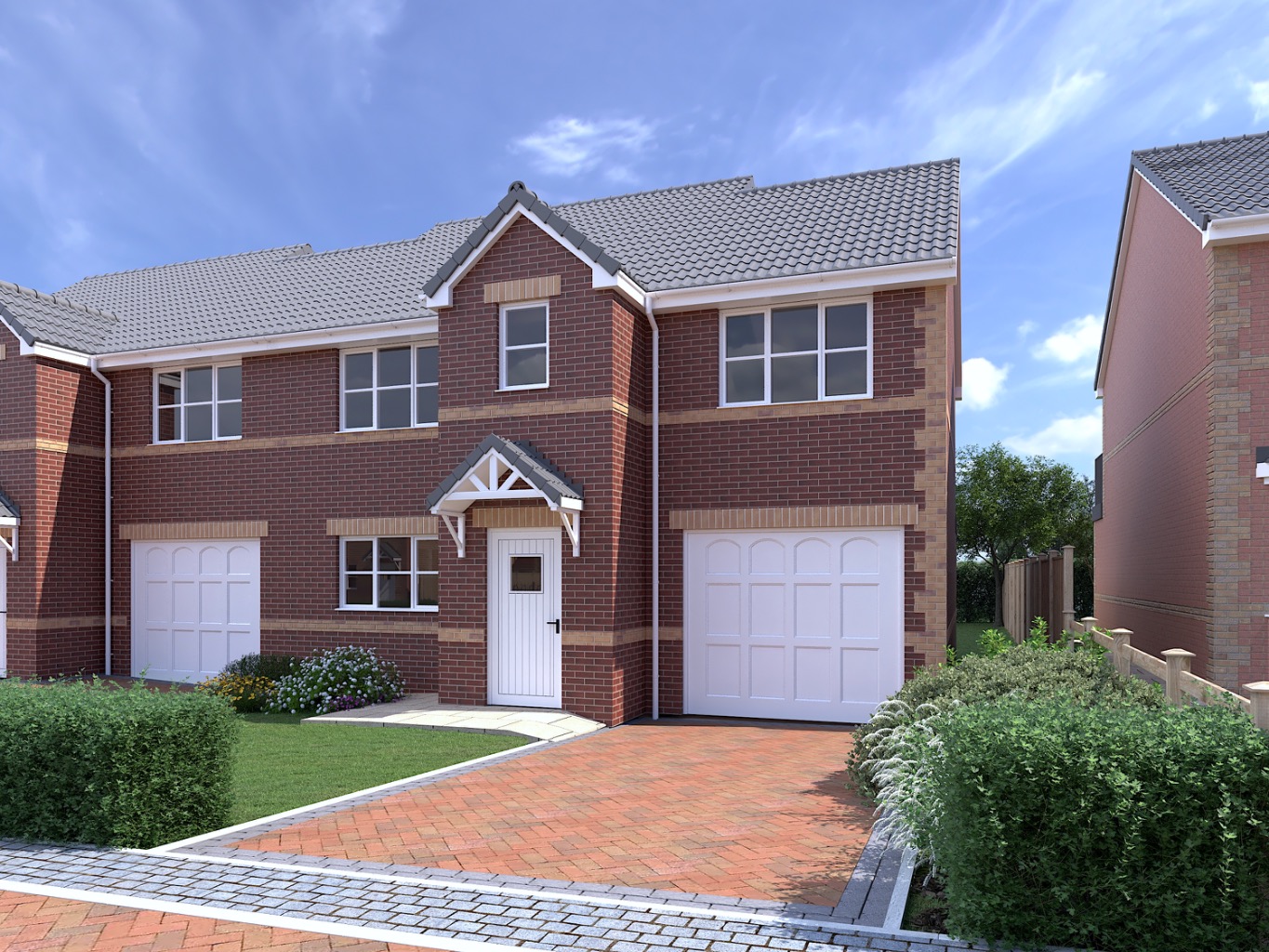 4 bed semi-detached house for sale in Plots 16/17, The Queen, Treetop II, Swann Road, South Kirkby, Pontefract, West Yorkshire, WF9 3FJ