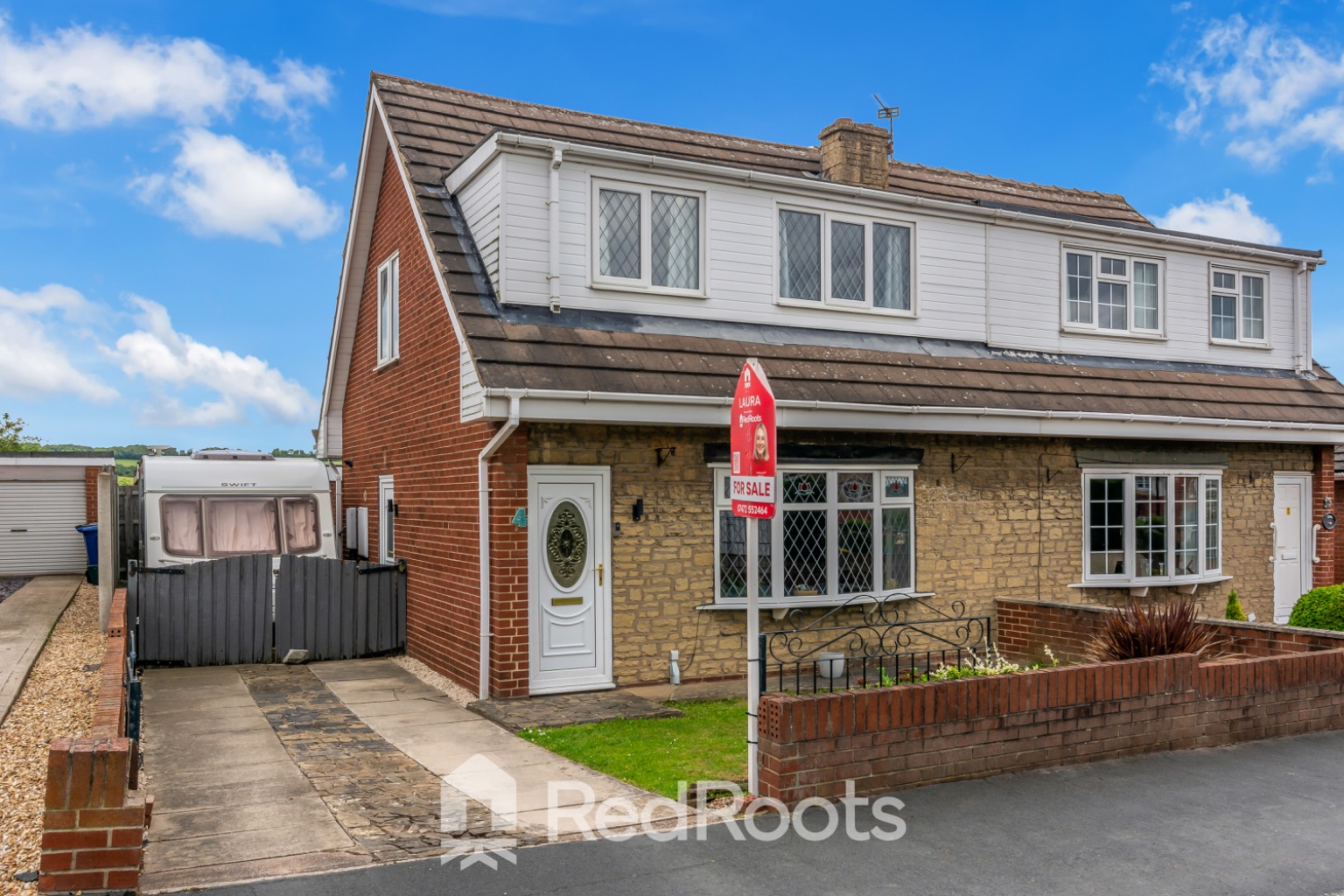 3 bed semi-detached house for sale in Crane Moor Close, Harlington, Doncaster, DN5  - Property Image 1