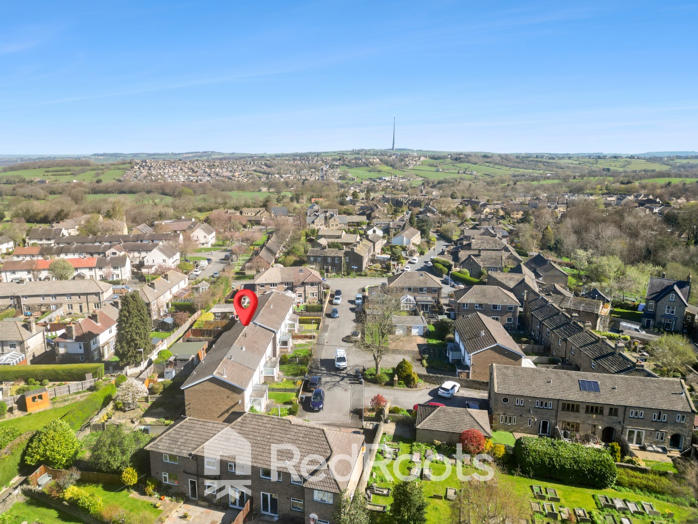 3 bed end of terrace house for sale in Church Close, Shepley. HD8 8HD