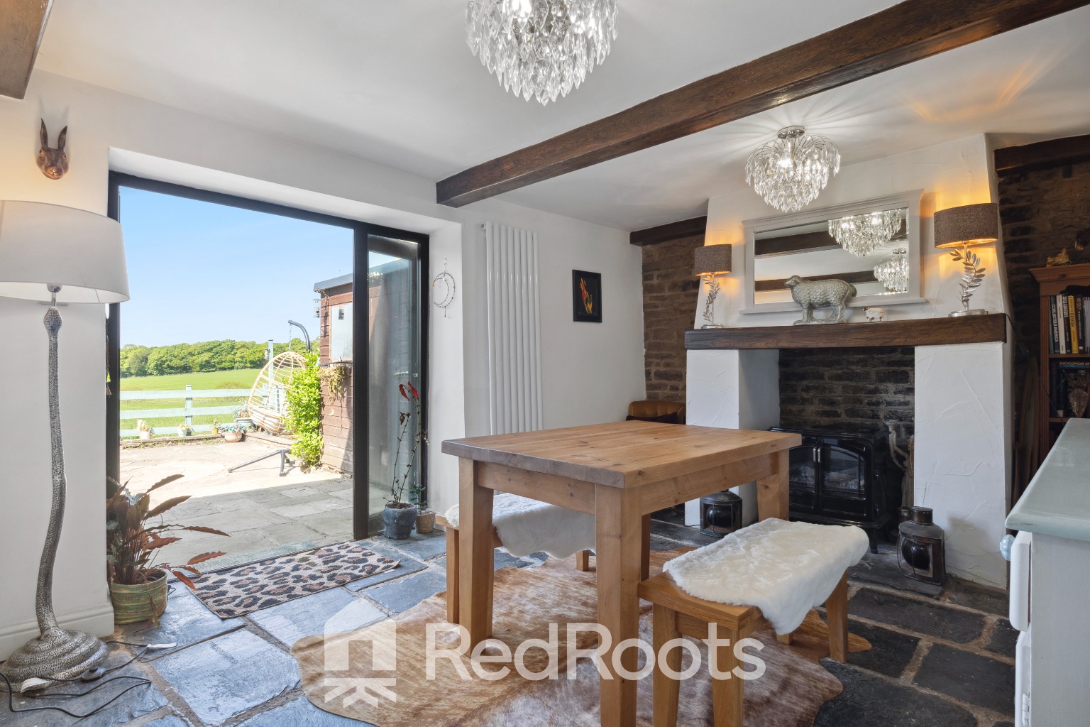 3 bed terraced house for sale in Square Fold Cottage, Lepton, HD8 0LX  - Property Image 9