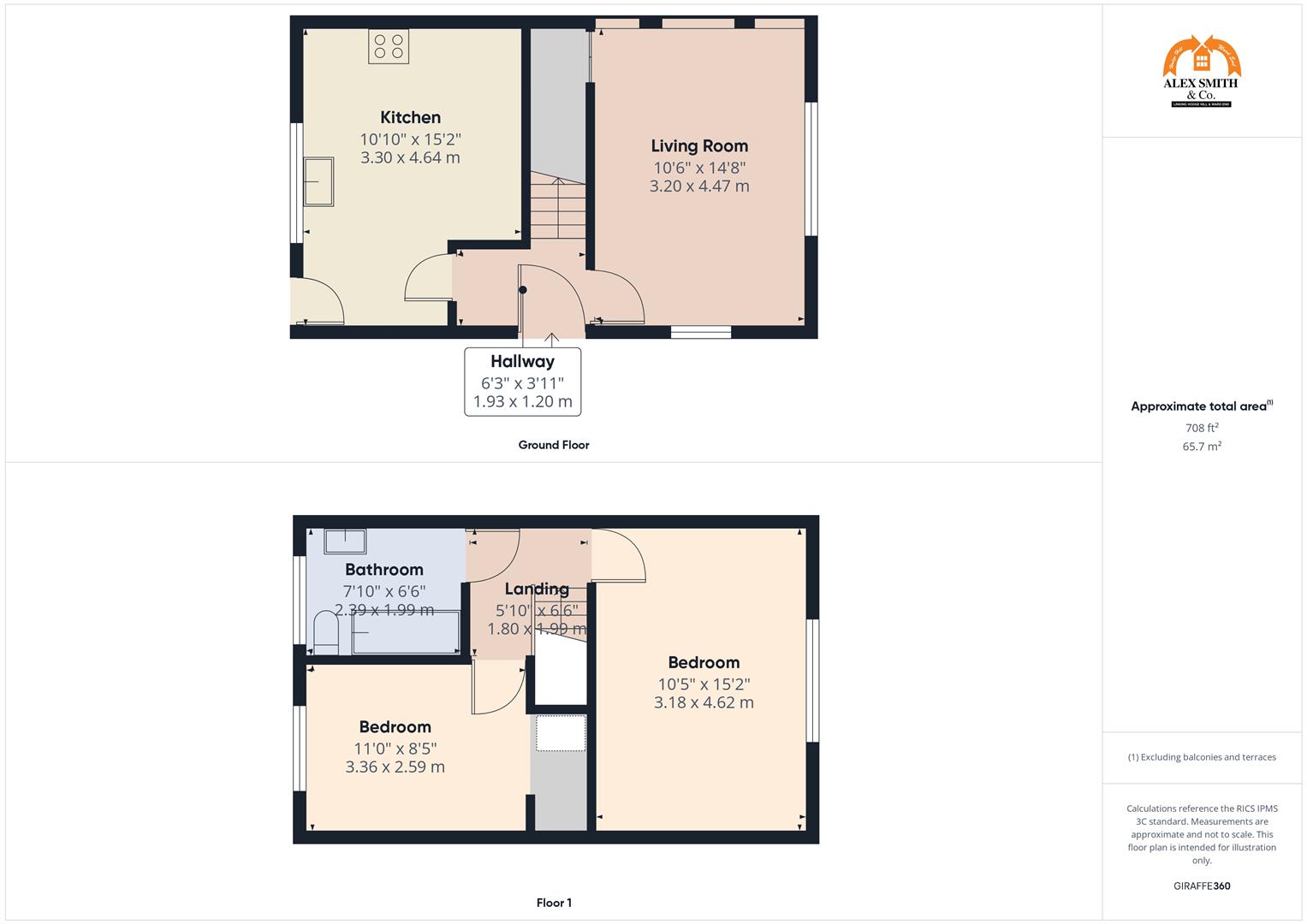 2 bed end of terrace house for sale in Crossfield Road, Birmingham - Property Floorplan