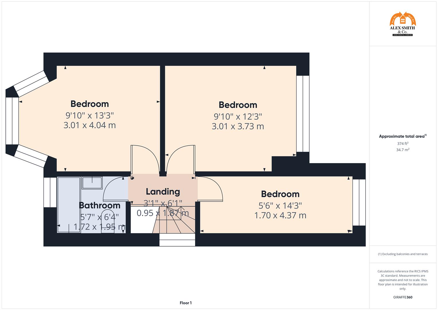 3 bed semi-detached house for sale in Fairholme Road, Birmingham - Property Floorplan