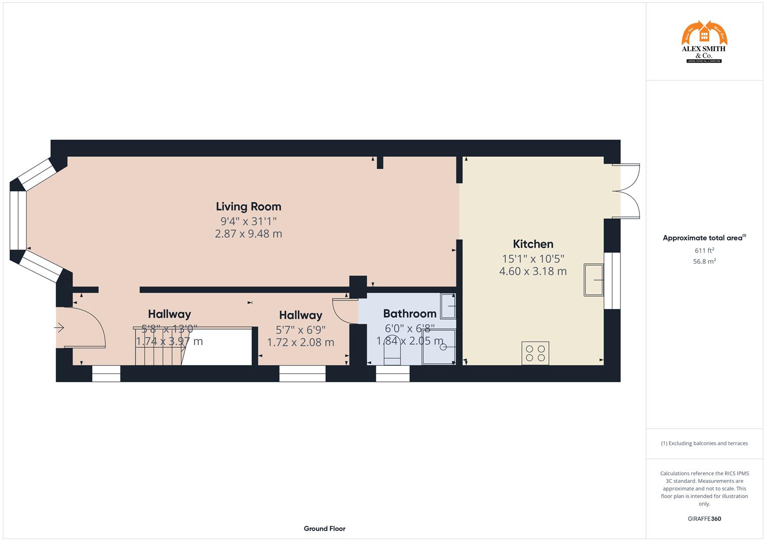 3 bed semi-detached house for sale in Fairholme Road, Birmingham - Property Floorplan