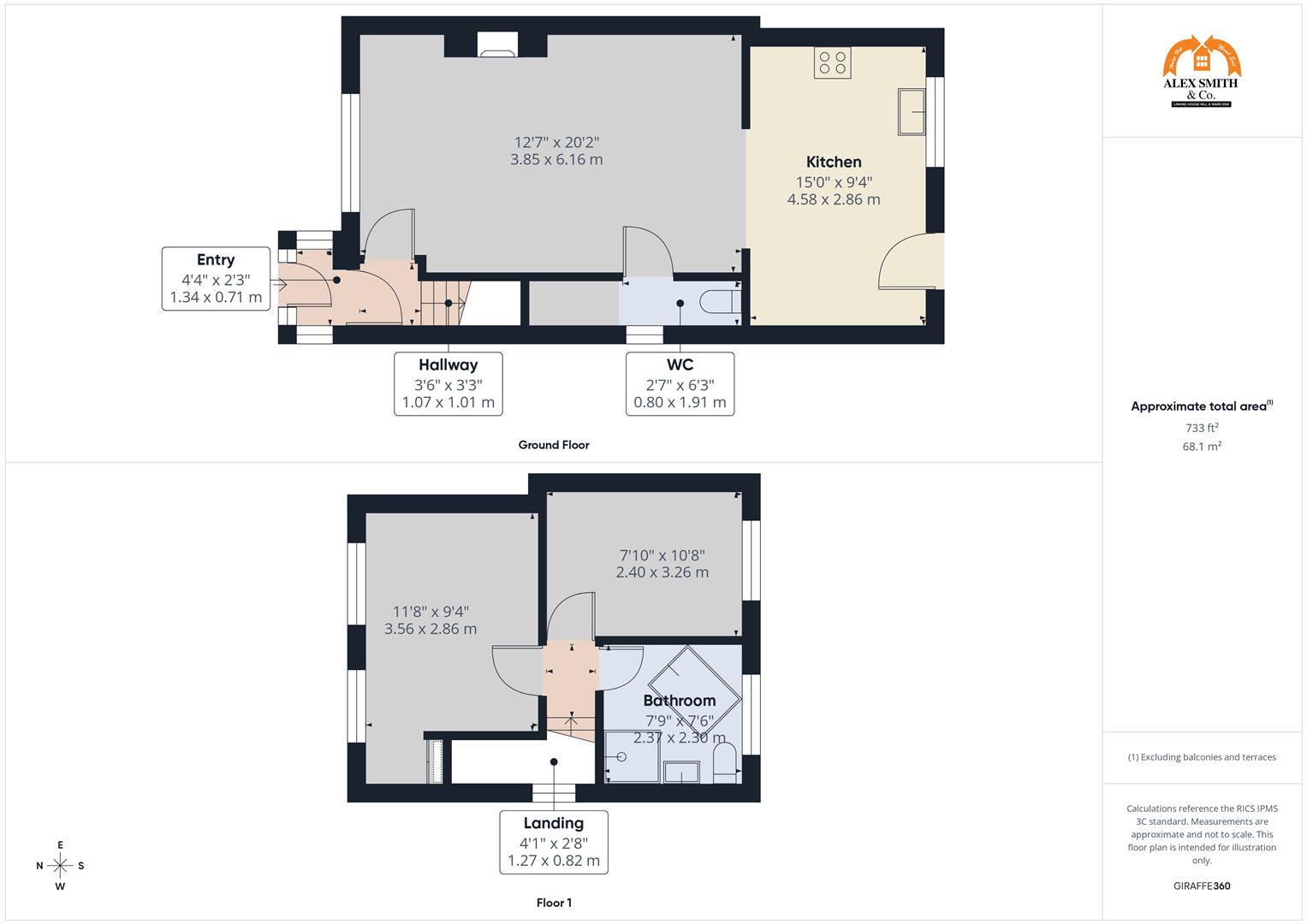 2 bed town house for sale in Wyndhurst Road, Birmingham - Property Floorplan