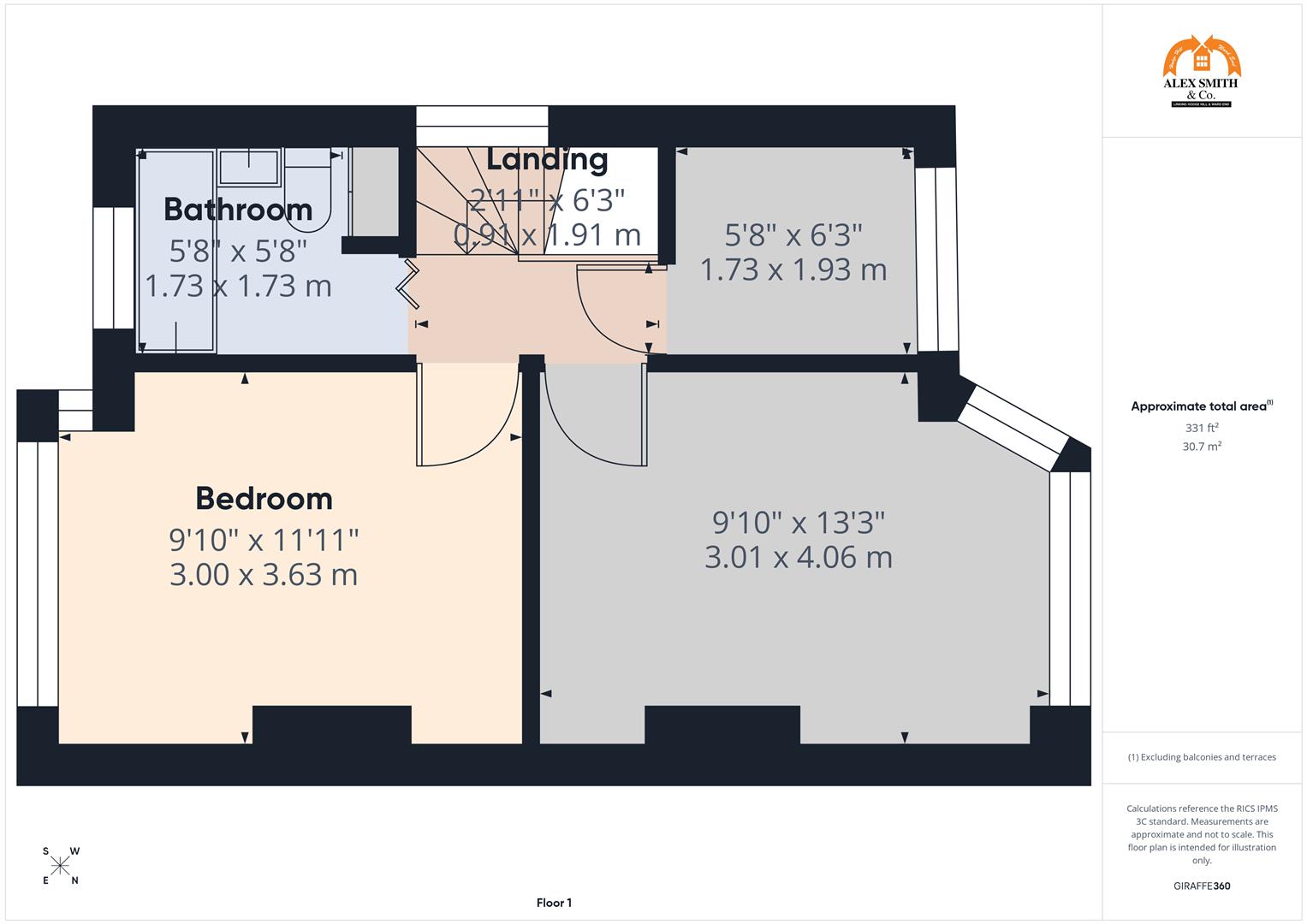 3 bed semi-detached house for sale in Fairholme Road, Birmingham - Property Floorplan
