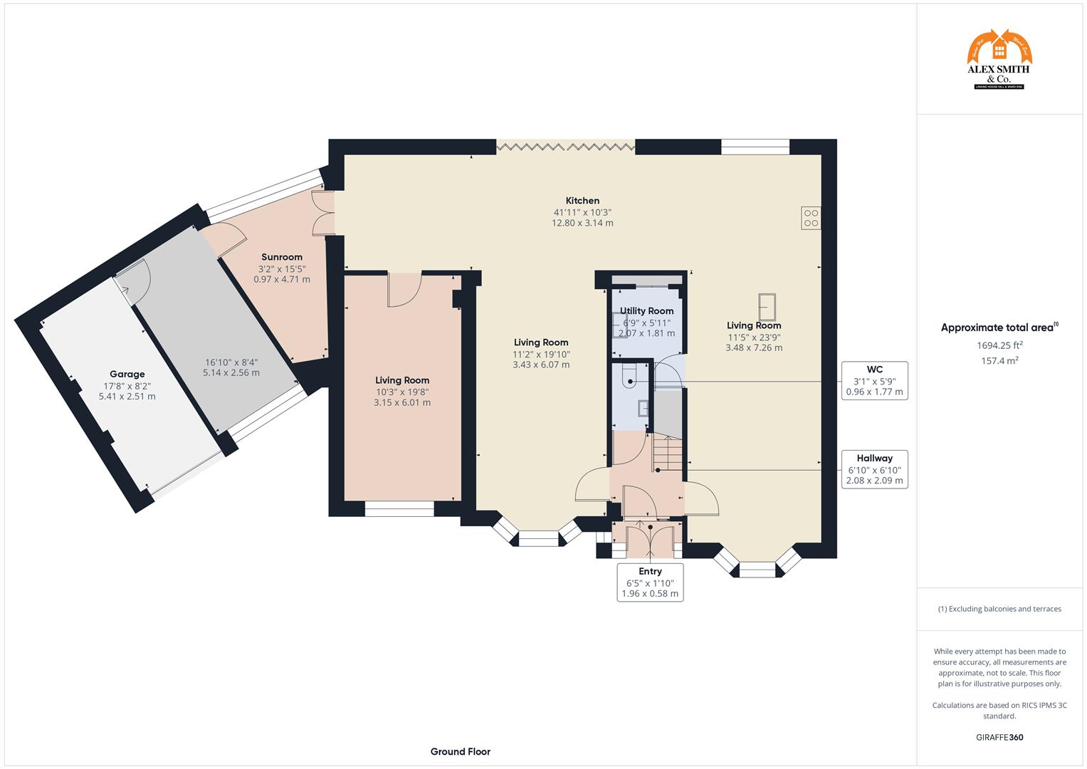 5 bed detached house for sale in Bradford Road, Birmingham - Property Floorplan