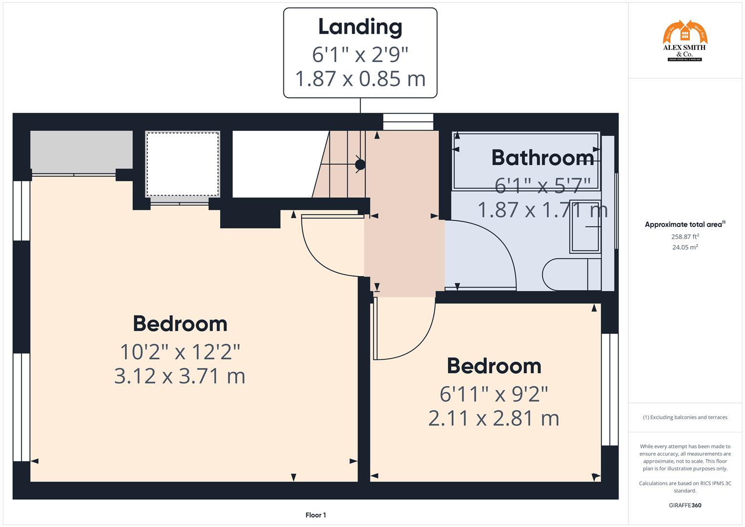 2 bed semi-detached house for sale in Bradewell Road, Birmingham - Property Floorplan