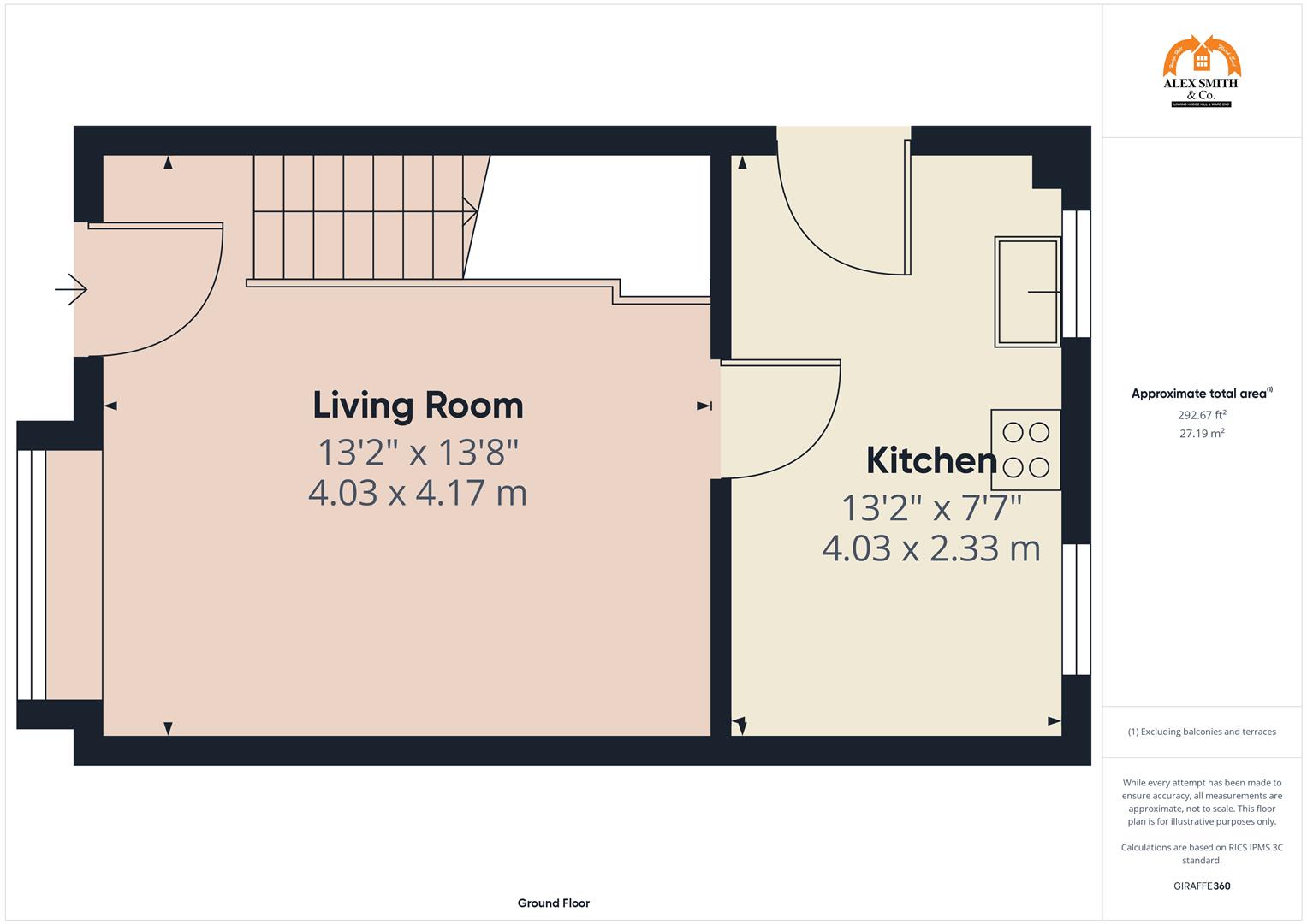 2 bed semi-detached house for sale in Bradewell Road, Birmingham - Property Floorplan