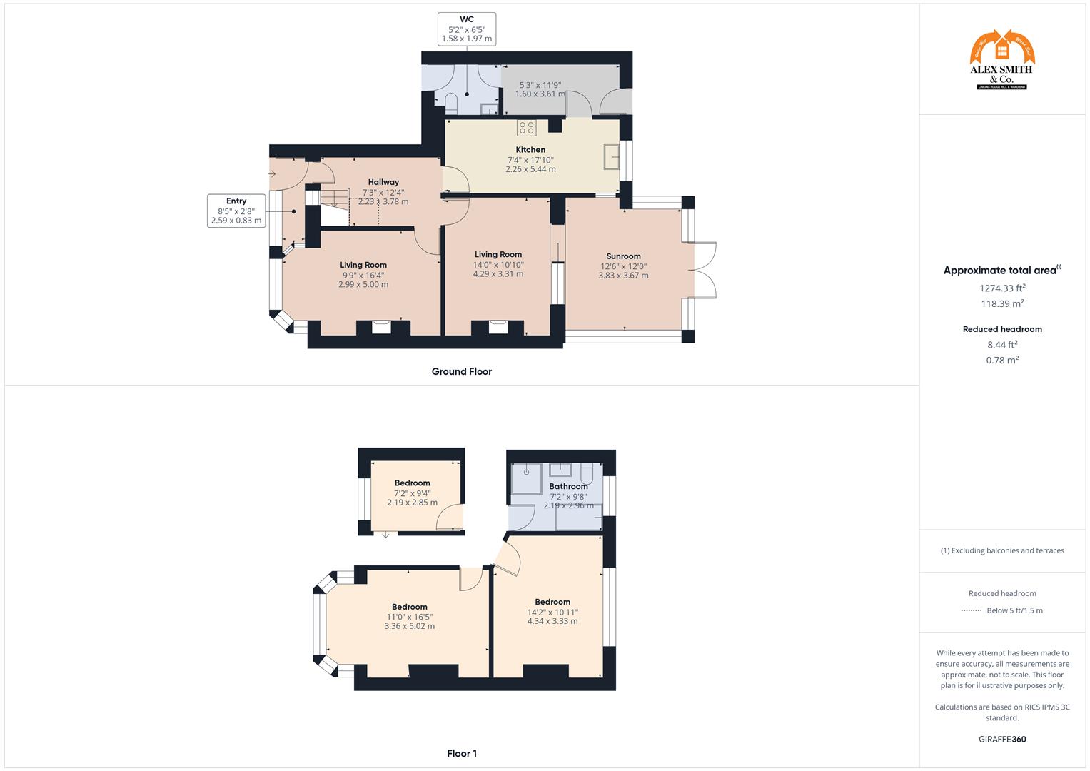 3 bed semi-detached house for sale in Madison Avenue, Birmingham - Property Floorplan