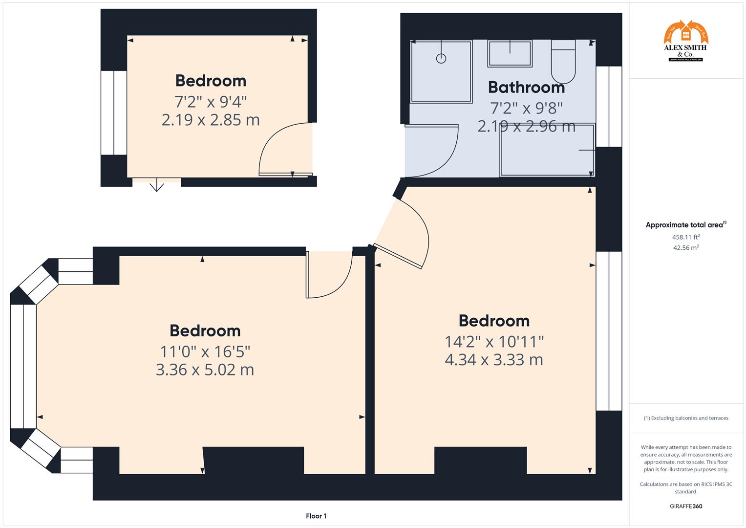 3 bed semi-detached house for sale in Madison Avenue, Birmingham - Property Floorplan