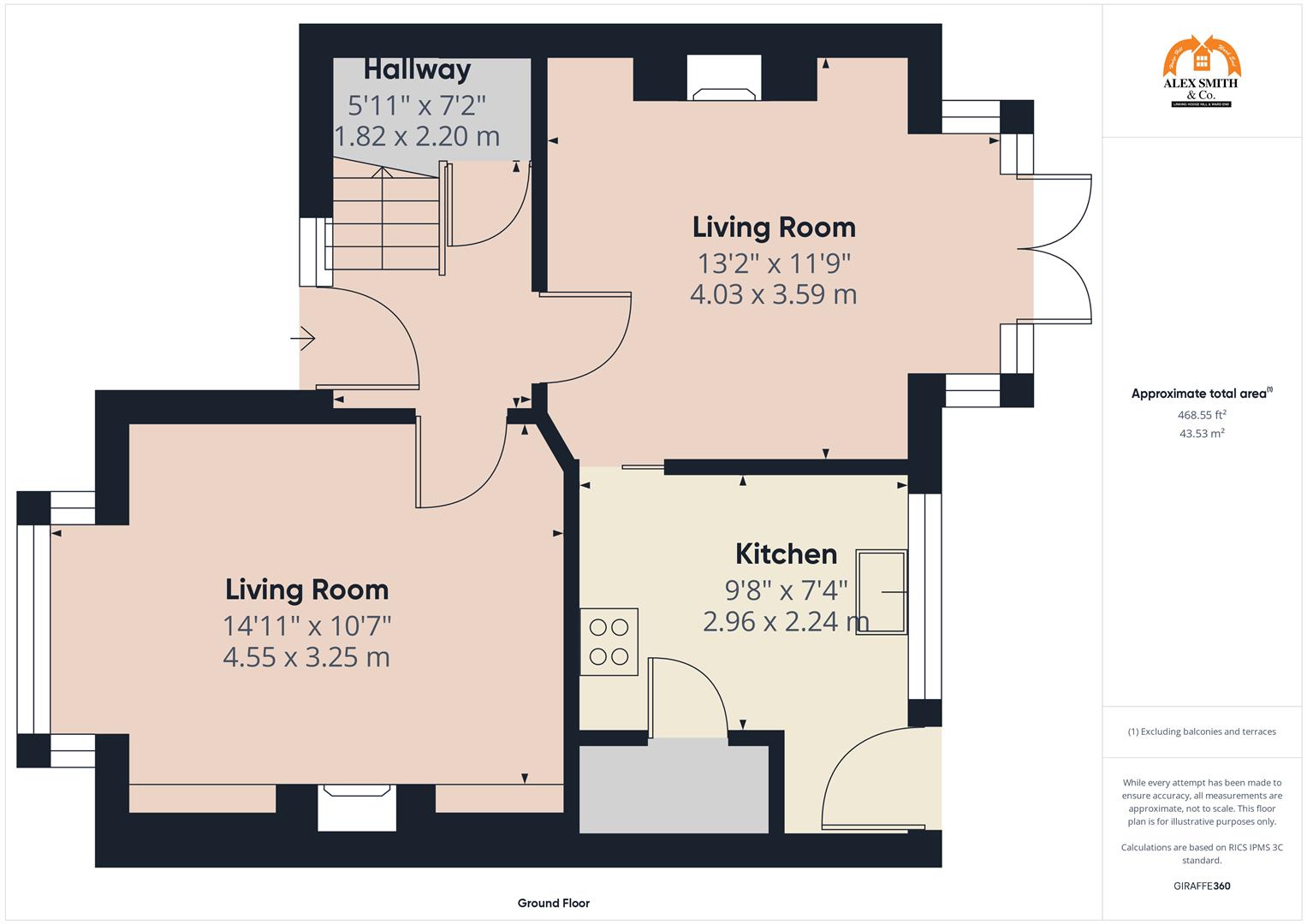 3 bed semi-detached house for sale in Stechford Lane, Birmingham - Property Floorplan