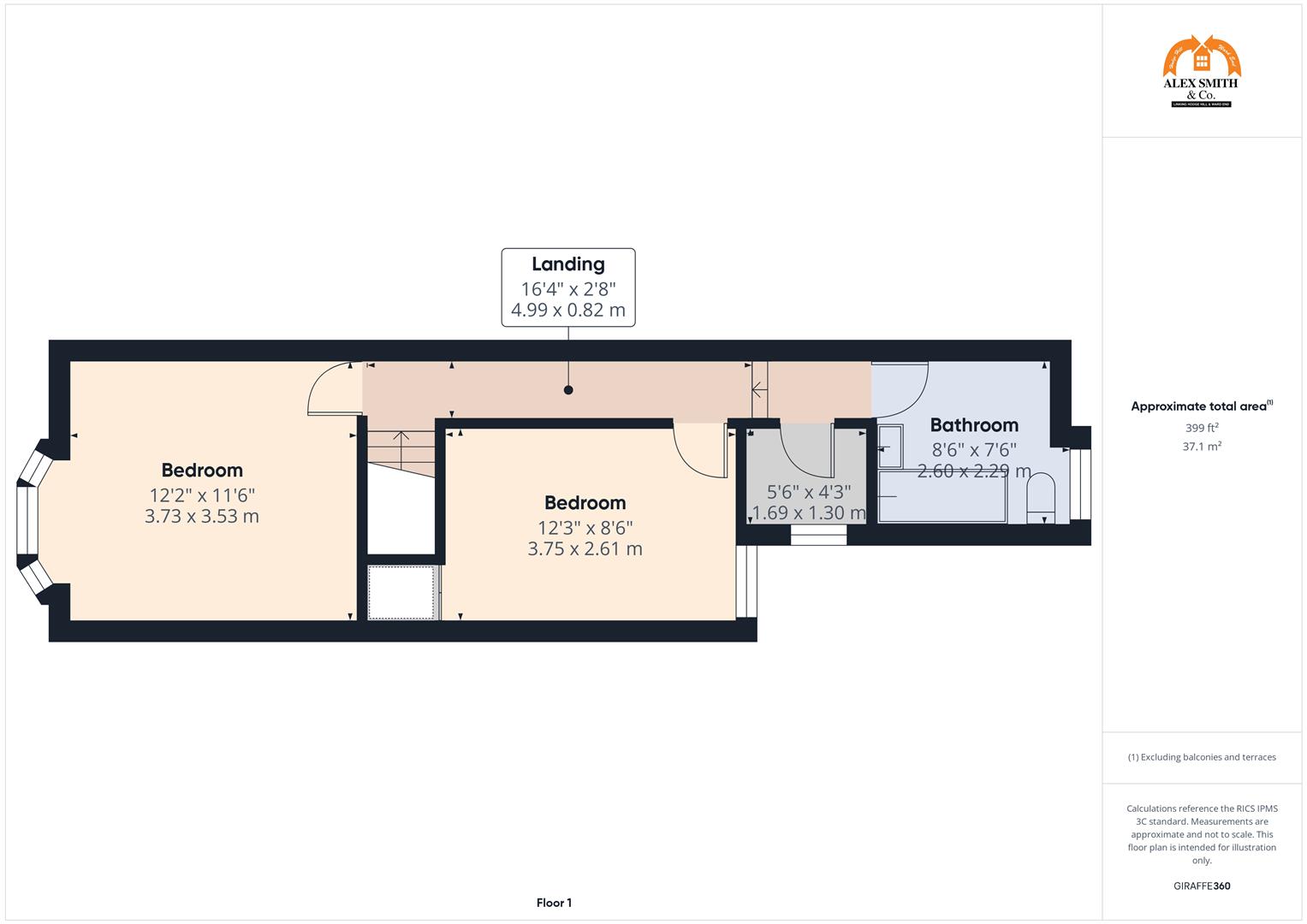 2 bed terraced house for sale in Foley Road, Birmingham - Property Floorplan