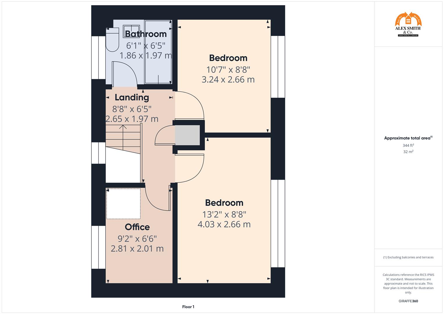 3 bed detached house for sale in Orchard Rise, Birmingham - Property Floorplan