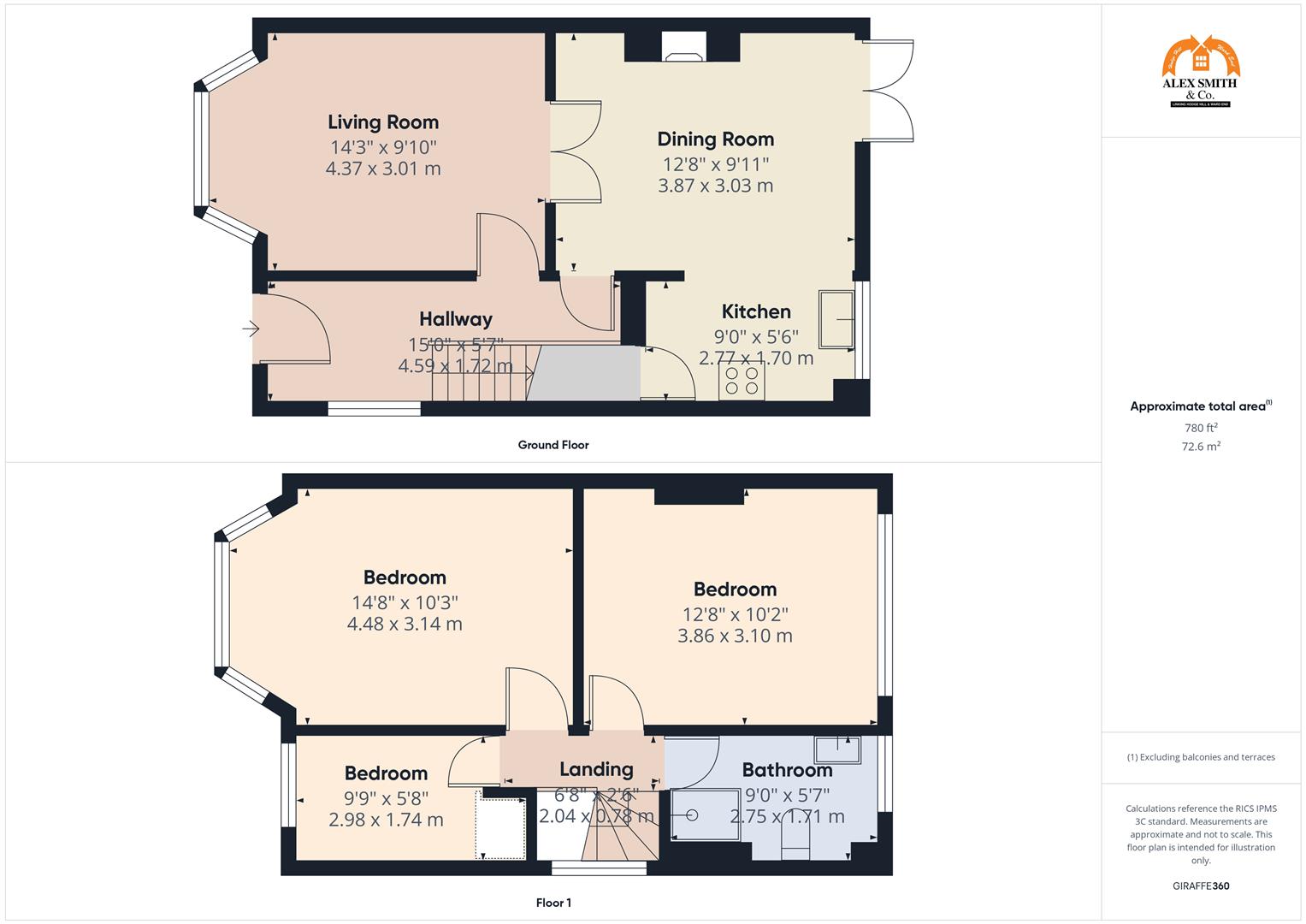 3 bed semi-detached house for sale in Maryland Avenue, Birmingham - Property Floorplan