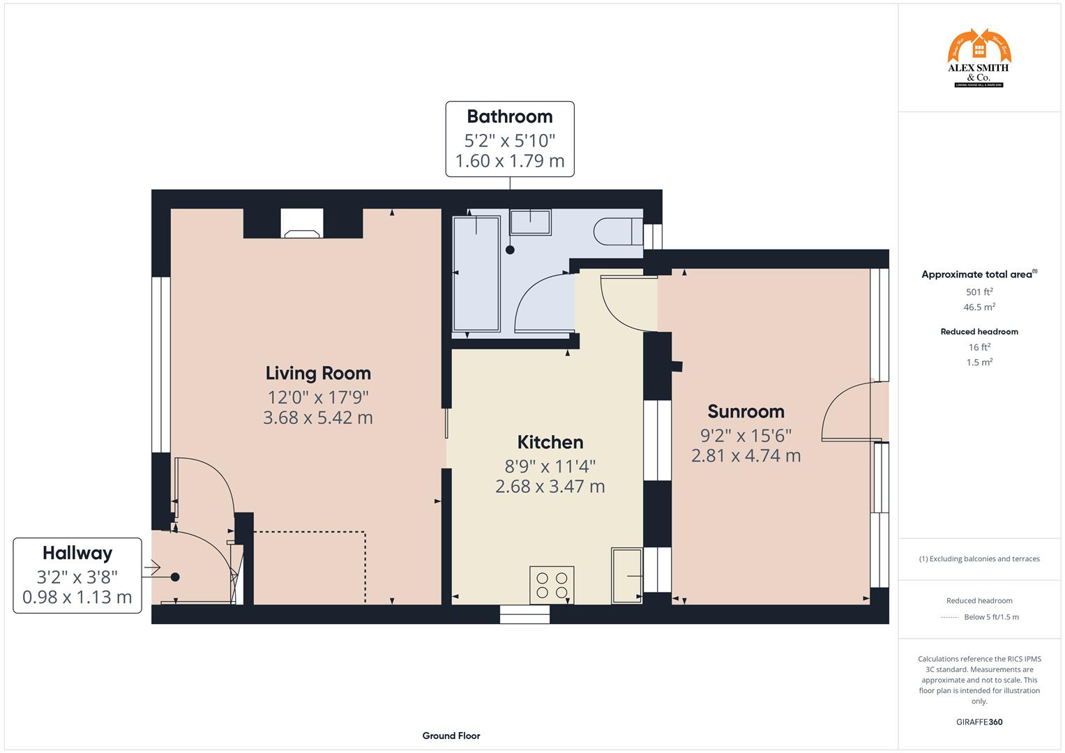 3 bed town house for sale in Cole Hall Lane, Birmingham - Property Floorplan