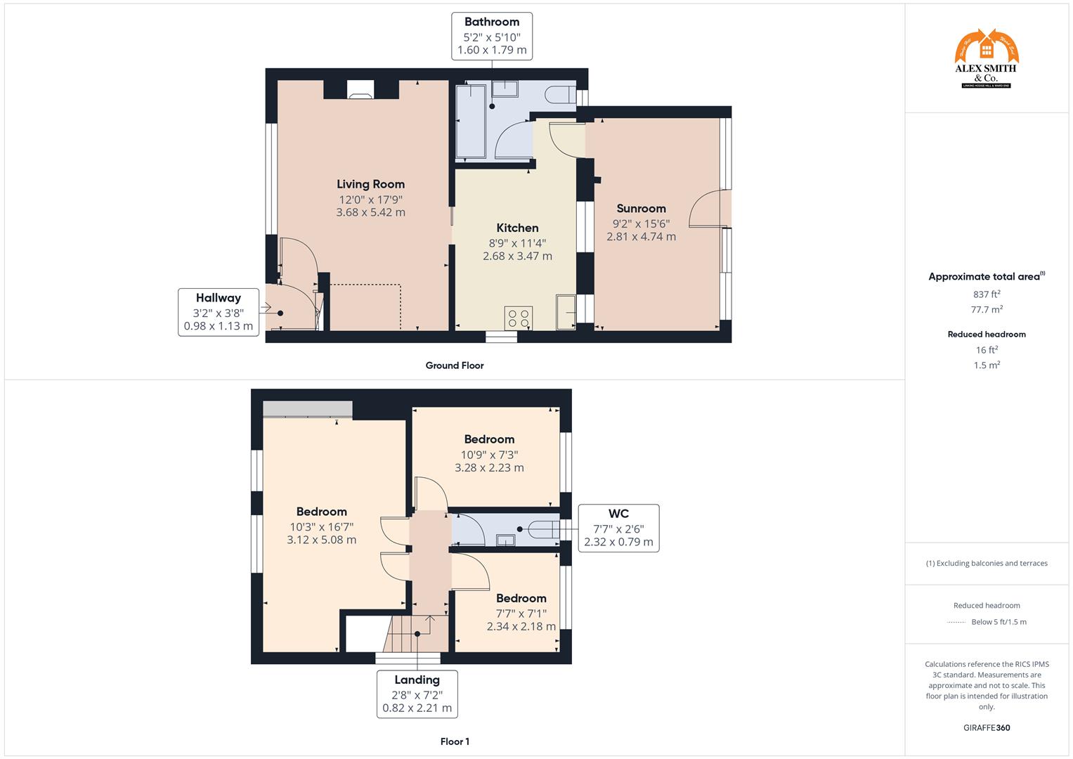 3 bed town house for sale in Cole Hall Lane, Birmingham - Property Floorplan