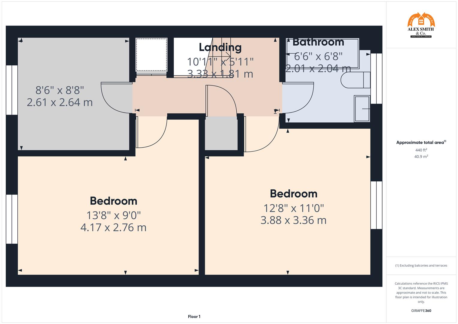 3 bed terraced house for sale in Appledorne Gardens, Birmingham - Property Floorplan