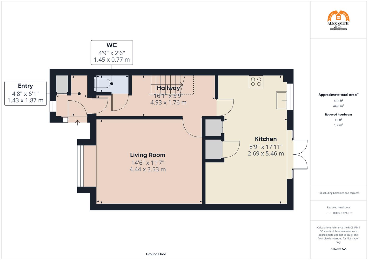 3 bed terraced house for sale in Appledorne Gardens, Birmingham - Property Floorplan