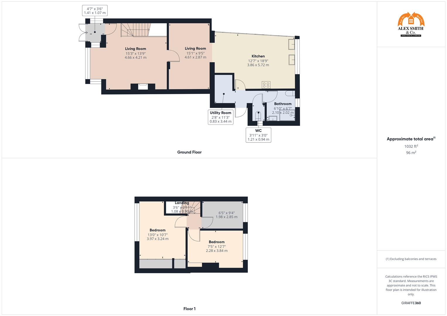 3 bed end of terrace house for sale in Cotterills Lane, Birmingham - Property Floorplan