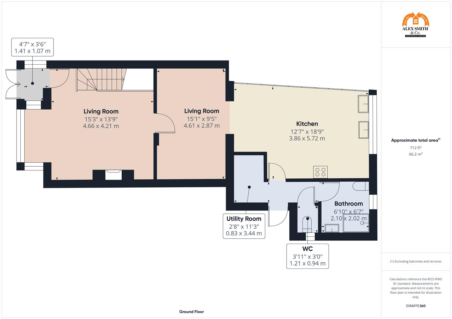 3 bed end of terrace house for sale in Cotterills Lane, Birmingham - Property Floorplan