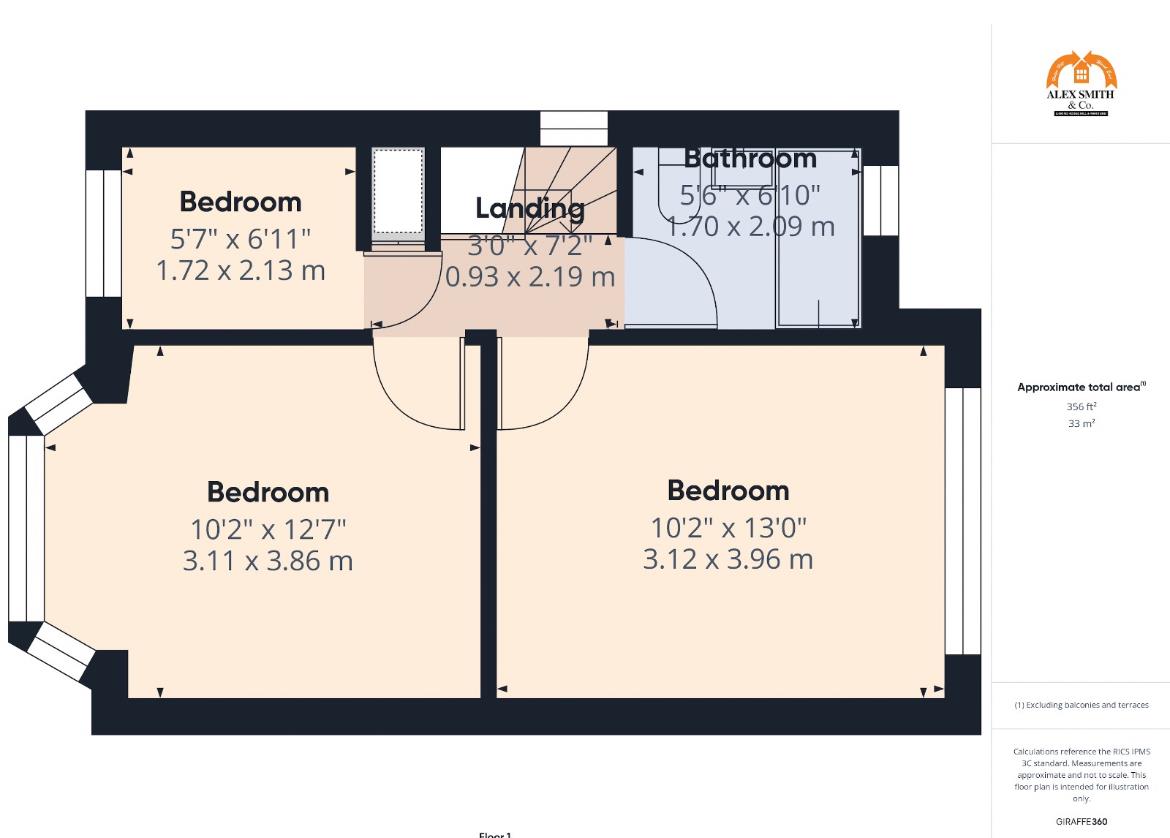 3 bed semi-detached house for sale in Falmouth Road, Birmingham - Property Floorplan
