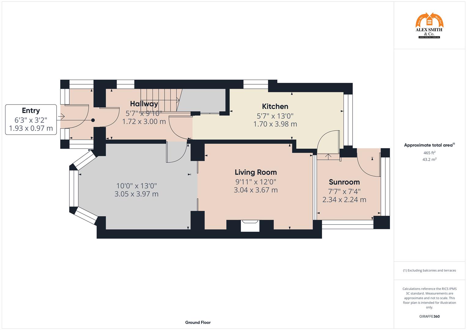 3 bed semi-detached house for sale in Ermington Crescent, Birmingham - Property Floorplan