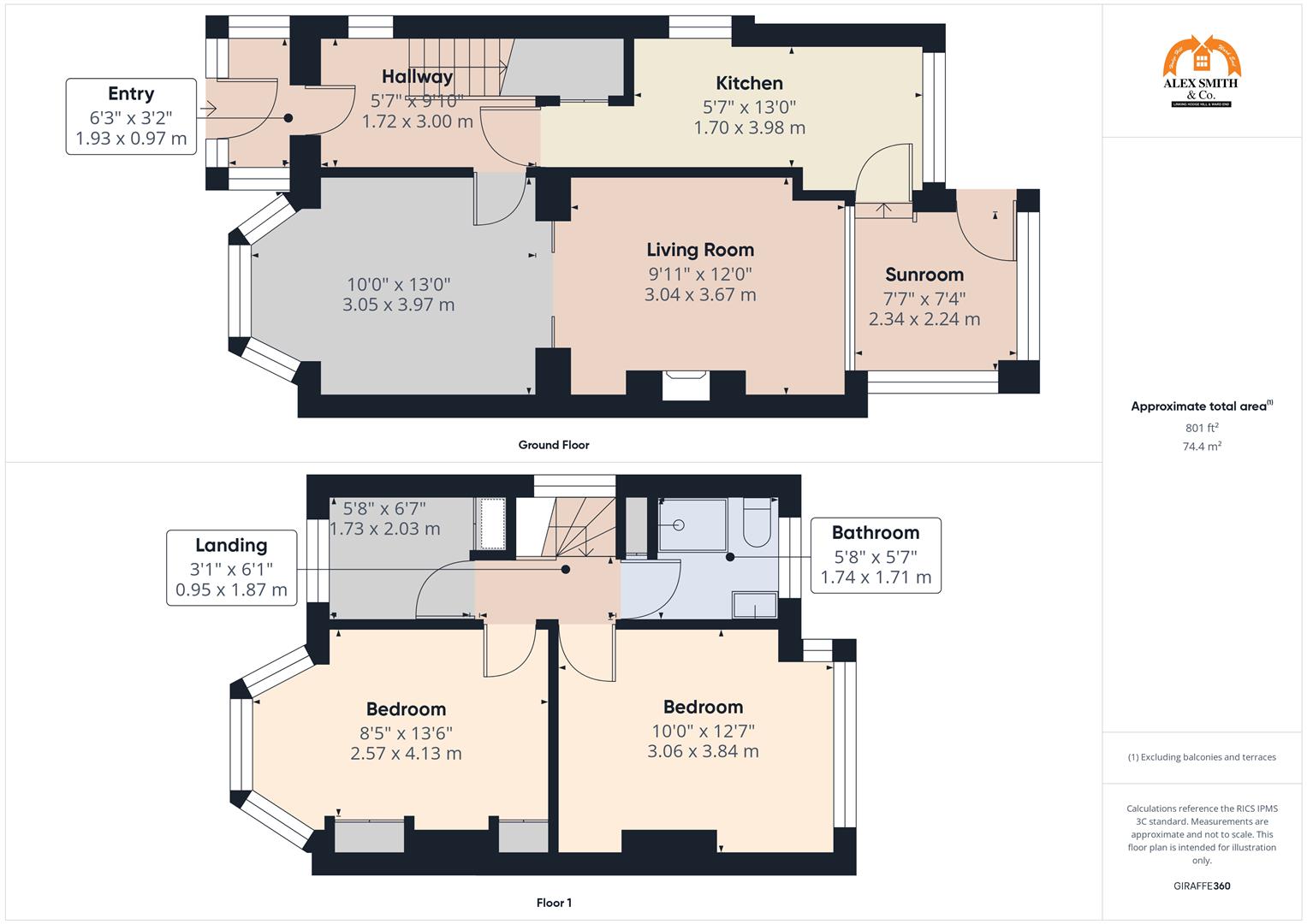 3 bed semi-detached house for sale in Ermington Crescent, Birmingham - Property Floorplan