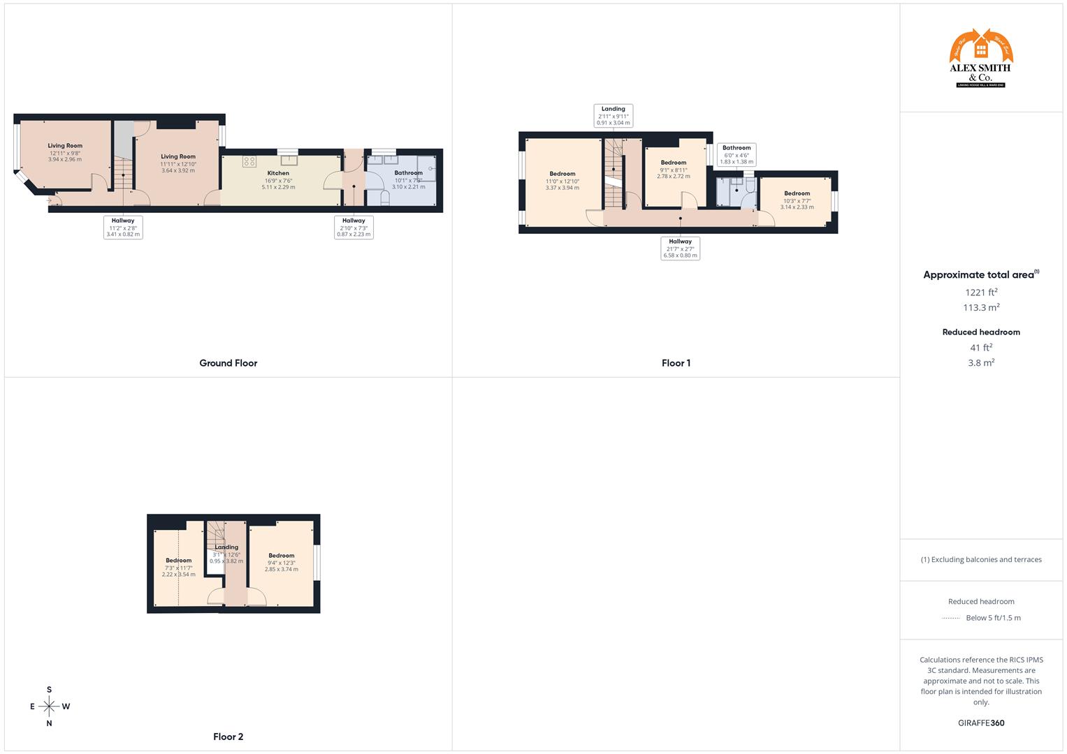 5 bed terraced house for sale in Farndon Road, Birmingham - Property Floorplan