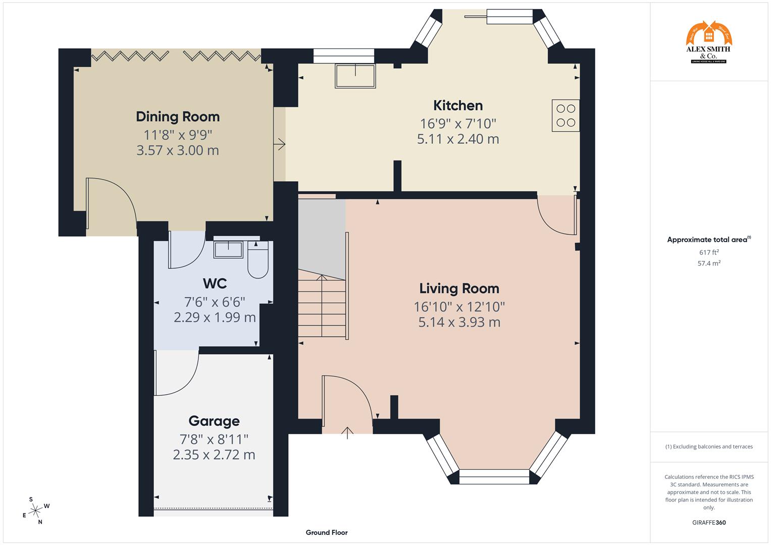 3 bed detached house for sale in Elmfield Road, Birmingham - Property Floorplan