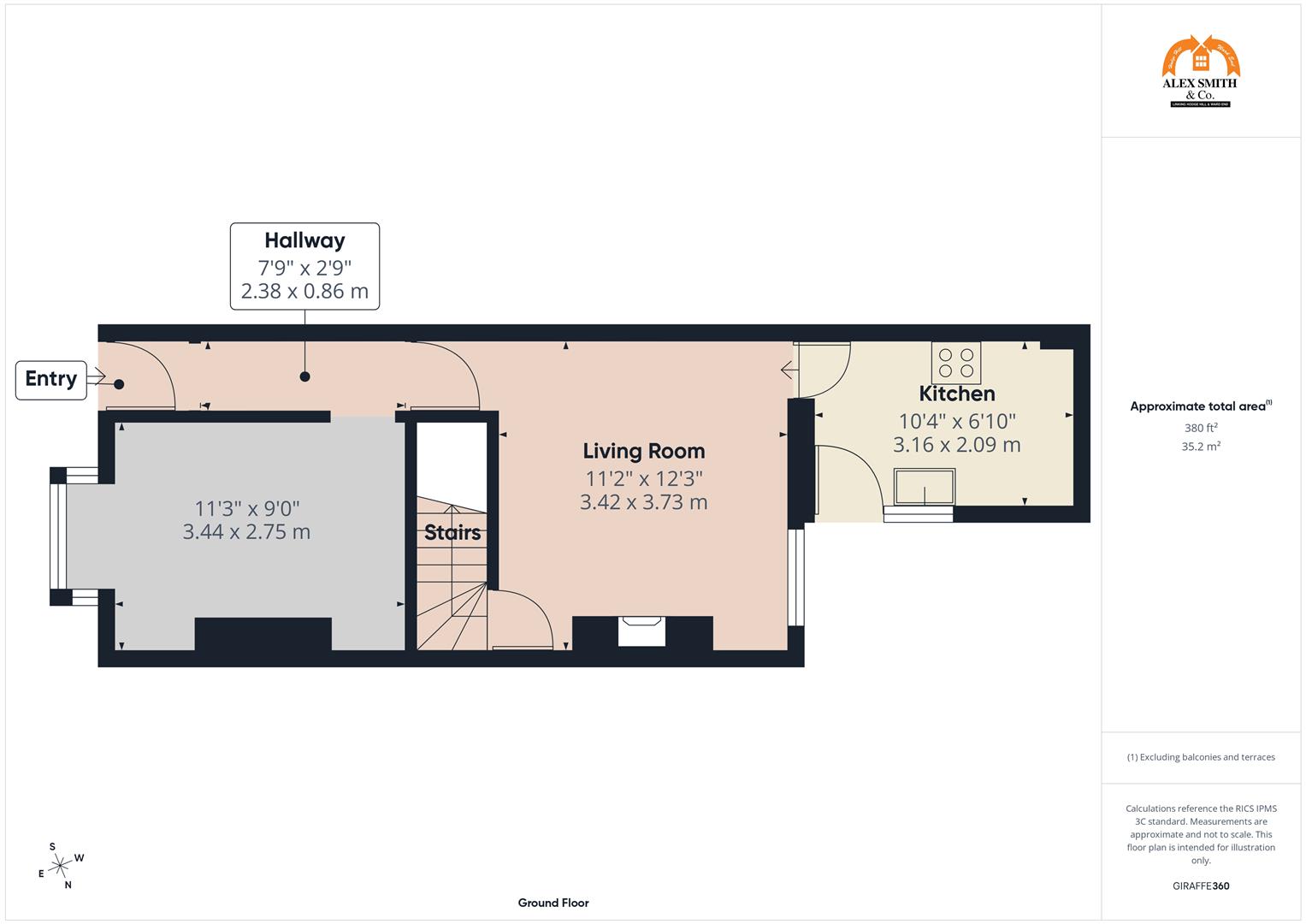 2 bed terraced house for sale in William Cook Road, Birmingham - Property Floorplan