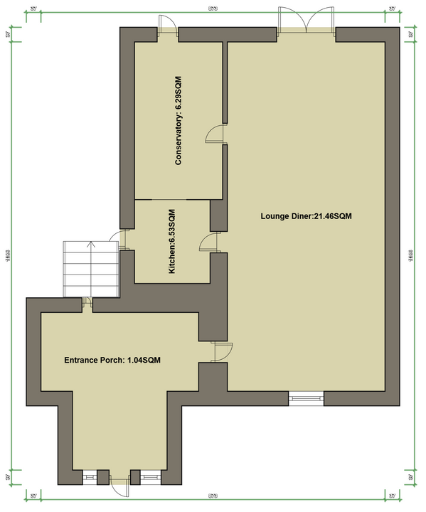 3 bed semi-detached house for sale in Caledonian Way, Great Yarmouth - Property floorplan