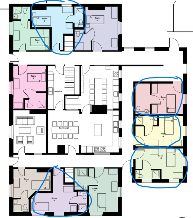 1 bed house of multiple occupation to rent in Unthank Road, Norwich - Property floorplan