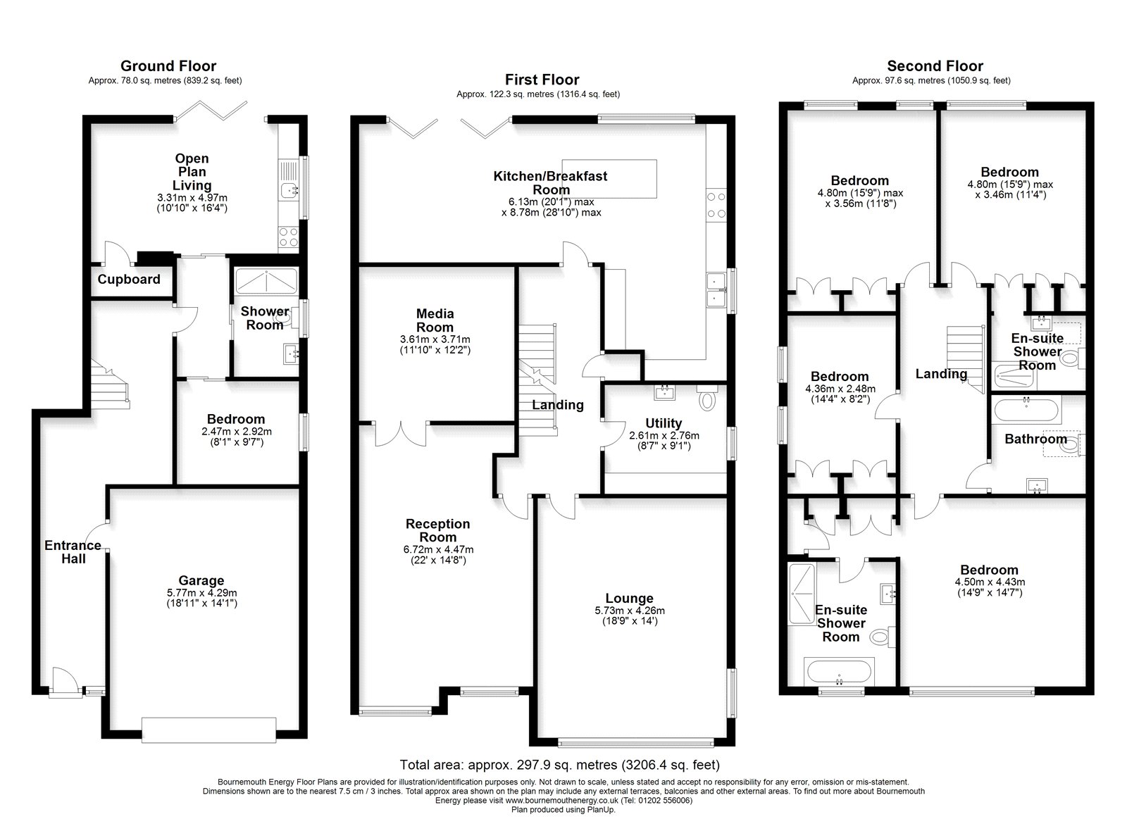 5 bed detached house for sale in Blake Hill Avenue, Lilliput, BH14 - Property floorplan