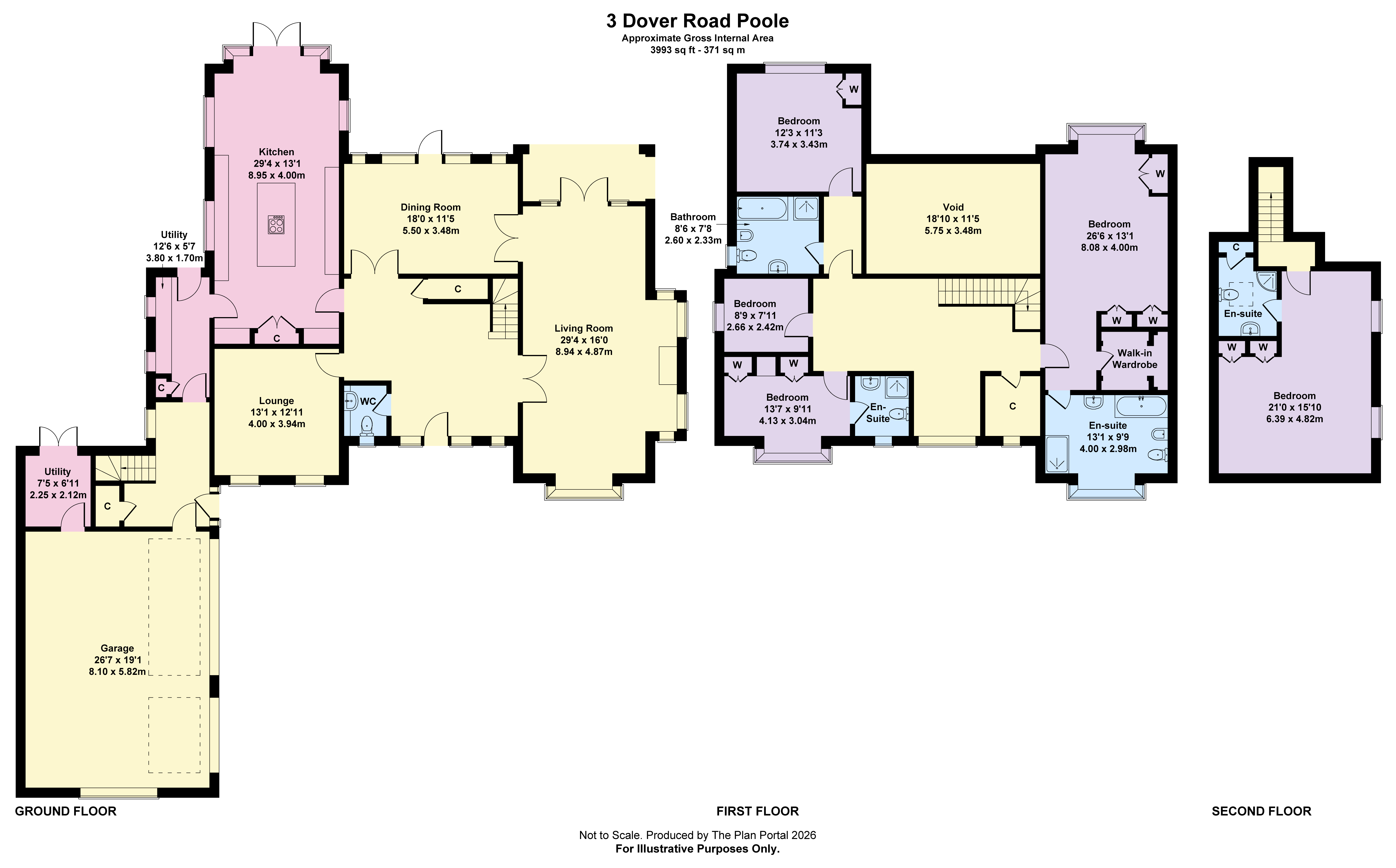 5 bed detached house for sale in Dover Road, Branksome Park, Poole, Dorset, BH13 - Property floorplan
