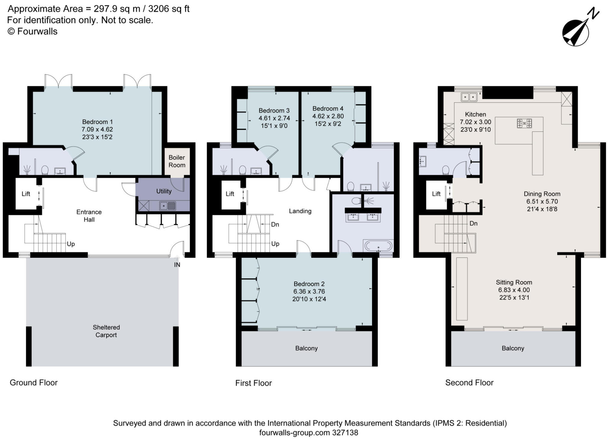 4 bed detached house for sale in Whitecliff Road, Poole, BH14 - Property floorplan