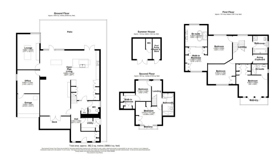 5 bed detached house for sale in Elms Avenue, Poole, BH14 - Property floorplan