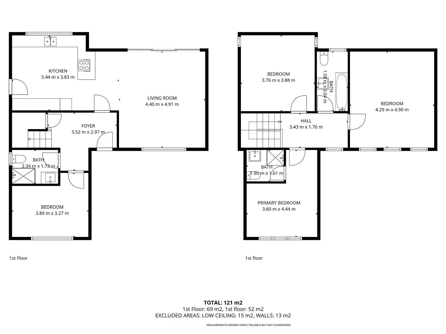4 bed detached house for sale in Southern Court, Burnley - Property floorplan