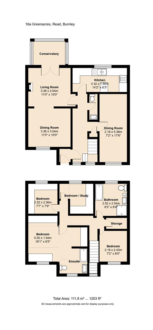 4 bed detached house for sale in Greenacres, Burnley - Property floorplan