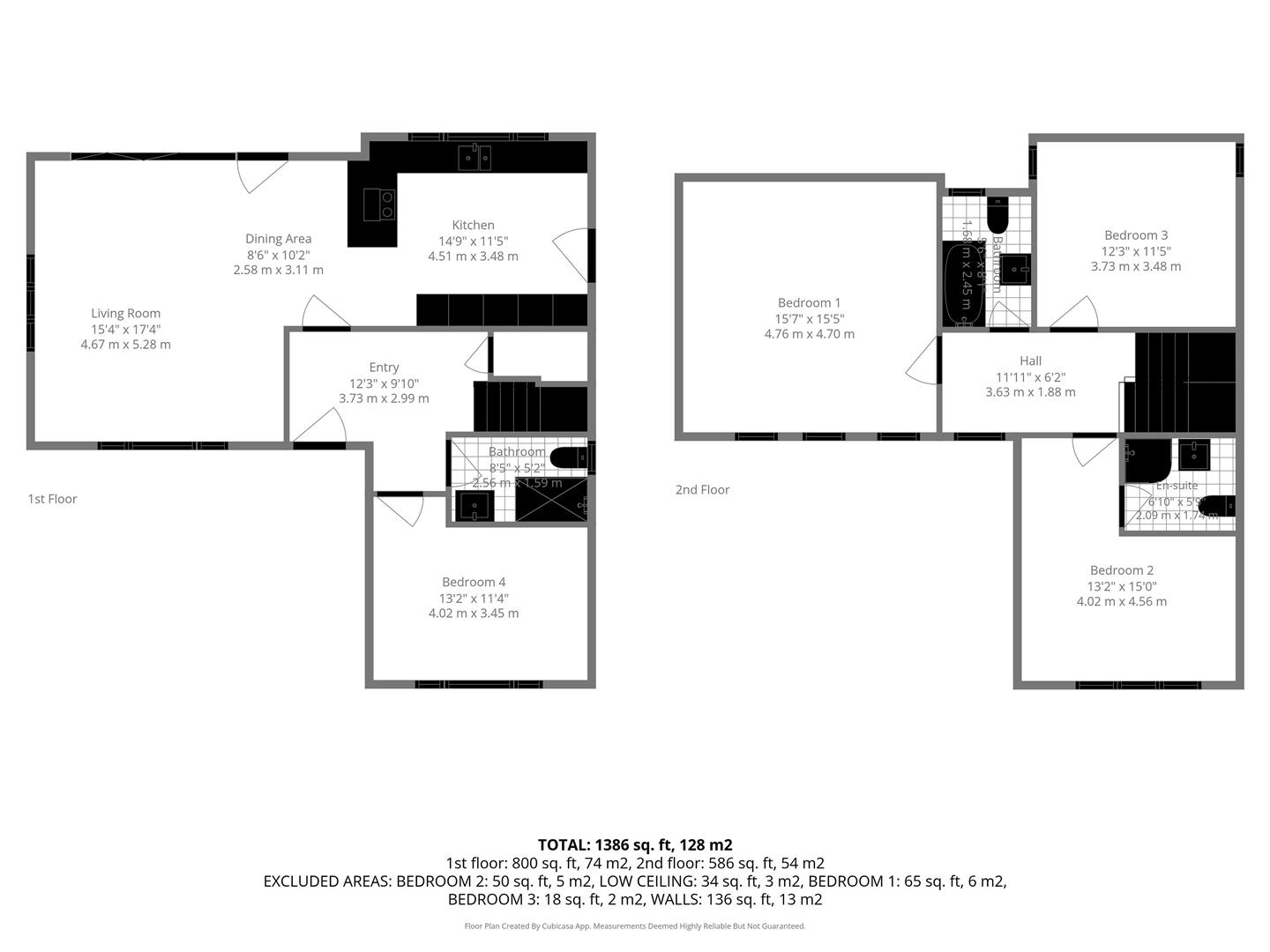 4 bed detached house for sale in Southern Court, Burnley - Property floorplan