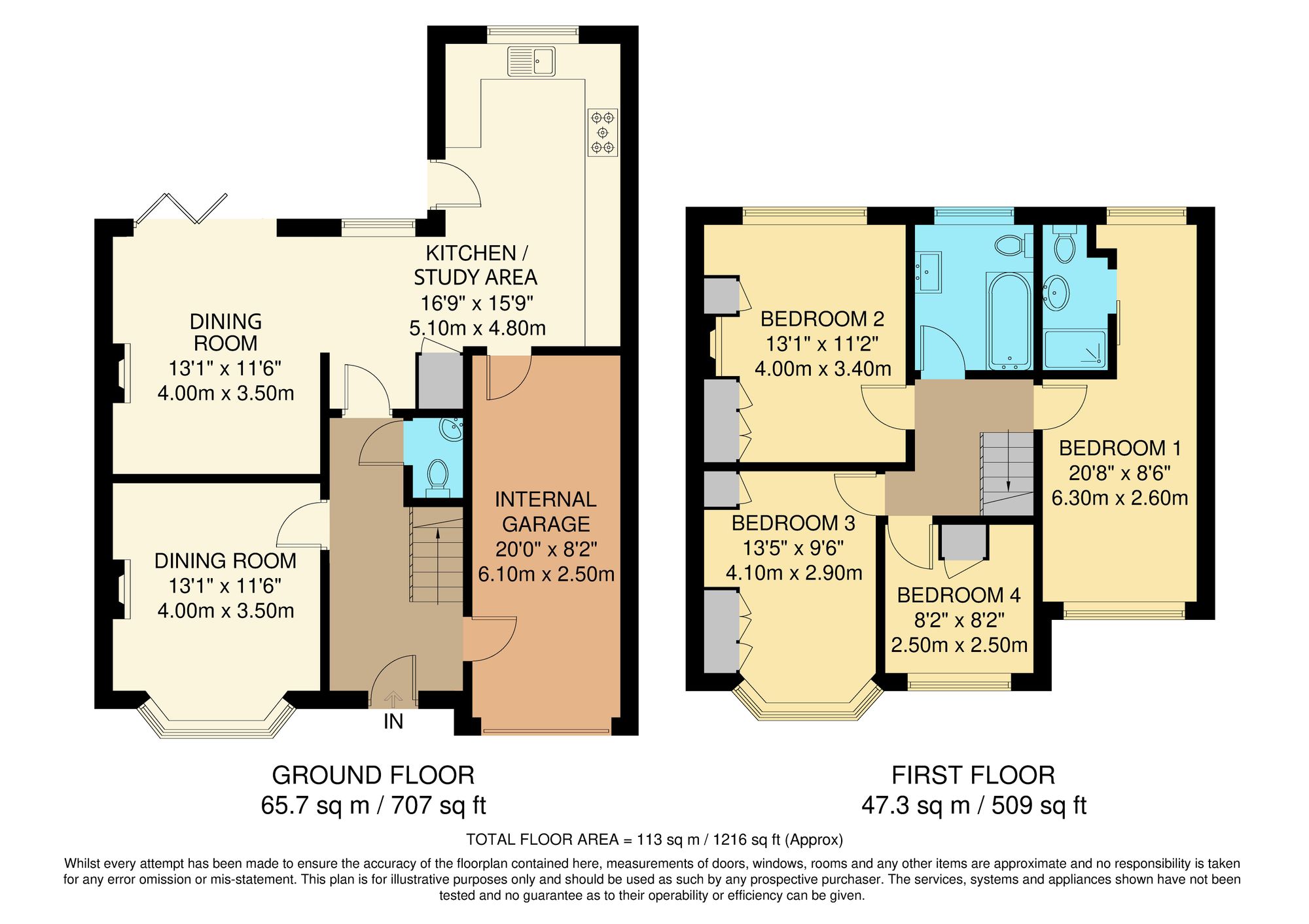 4 bed semi-detached house for sale in Foxearth Road, South Croydon, CR2 - Property floorplan