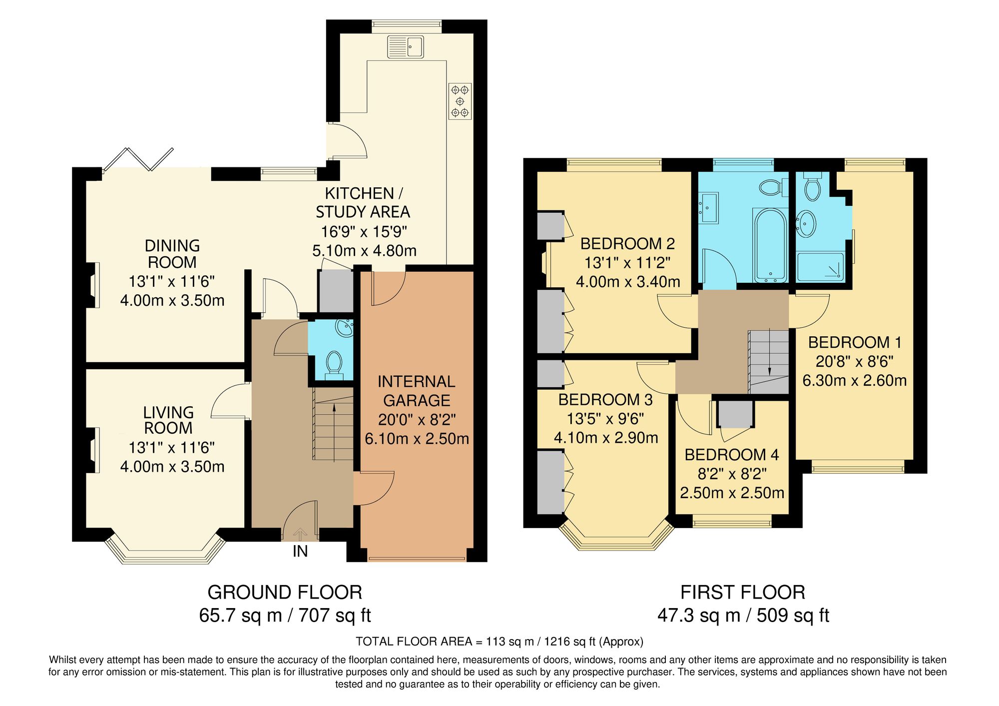 4 bed semi-detached house for sale in Foxearth Road, South Croydon, CR2 - Property floorplan